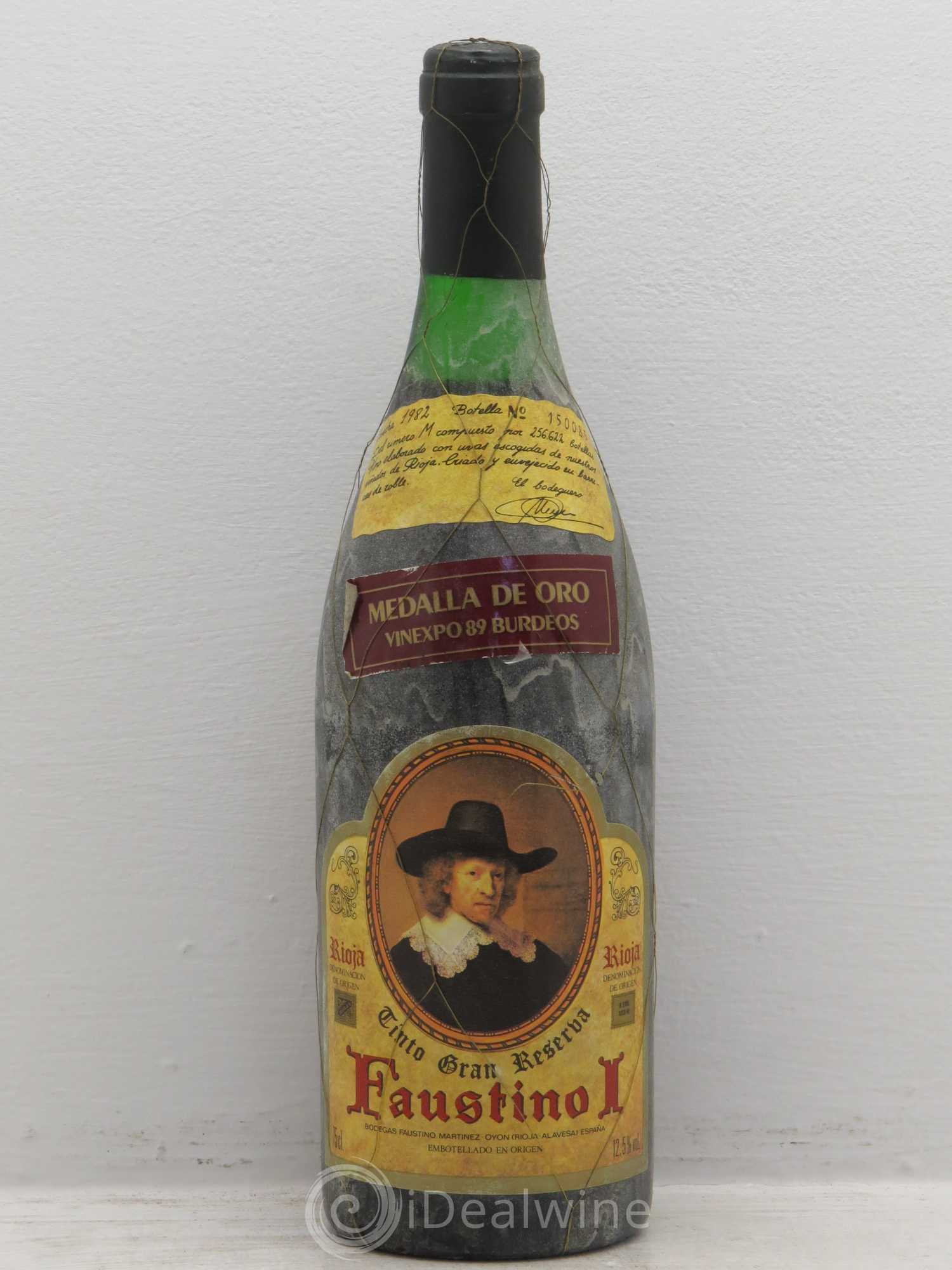 Rioja DOCA Faustino i gran reserva 1982 - Lot de 1 bouteille - 0