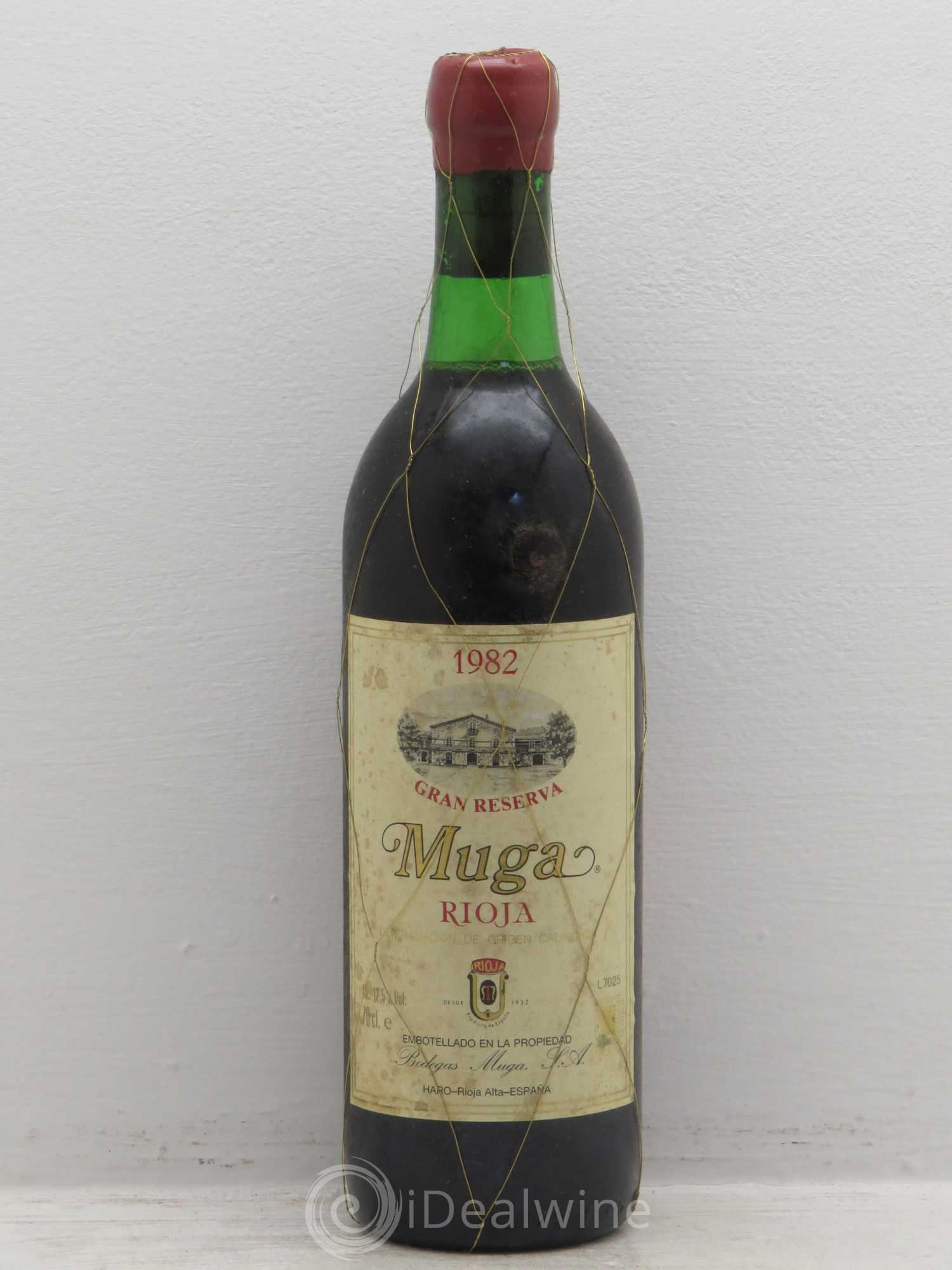 Rioja DOCA Muga gran reserva 1982 - Lot de 1 bouteille - 0