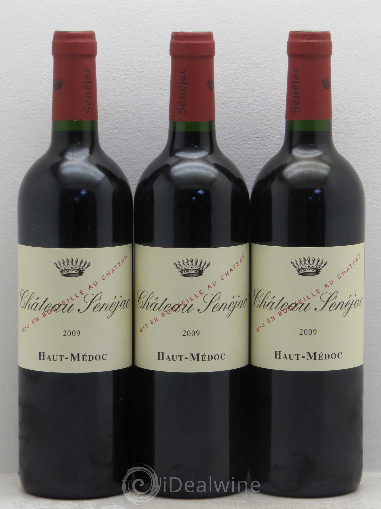 Château Sénejac Cru Bourgeois 2009 - Lot de 3 bouteilles - 0