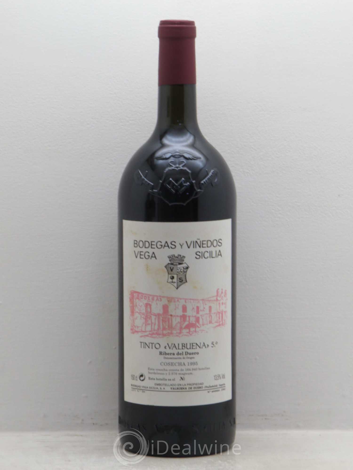 Ribera Del Duero DO Vega sicilia tinto valbuena 5 1995 - Posten von 1 Magnum - 0
