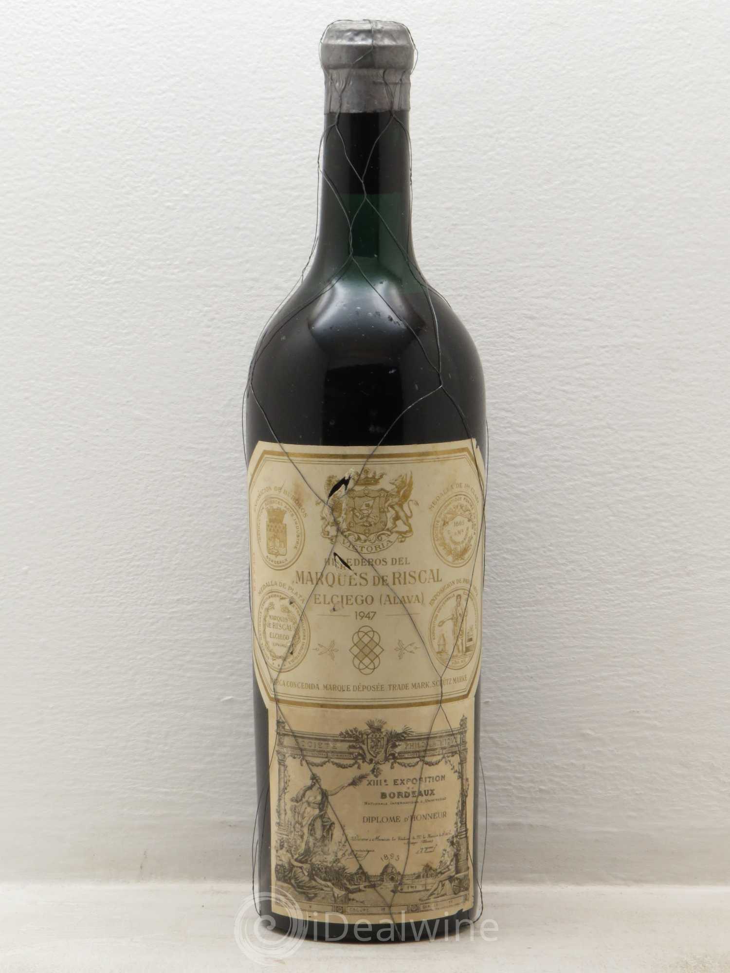Rioja DOCA Marqués de Riscal 1947 - Posten von 1 Flasche - 0