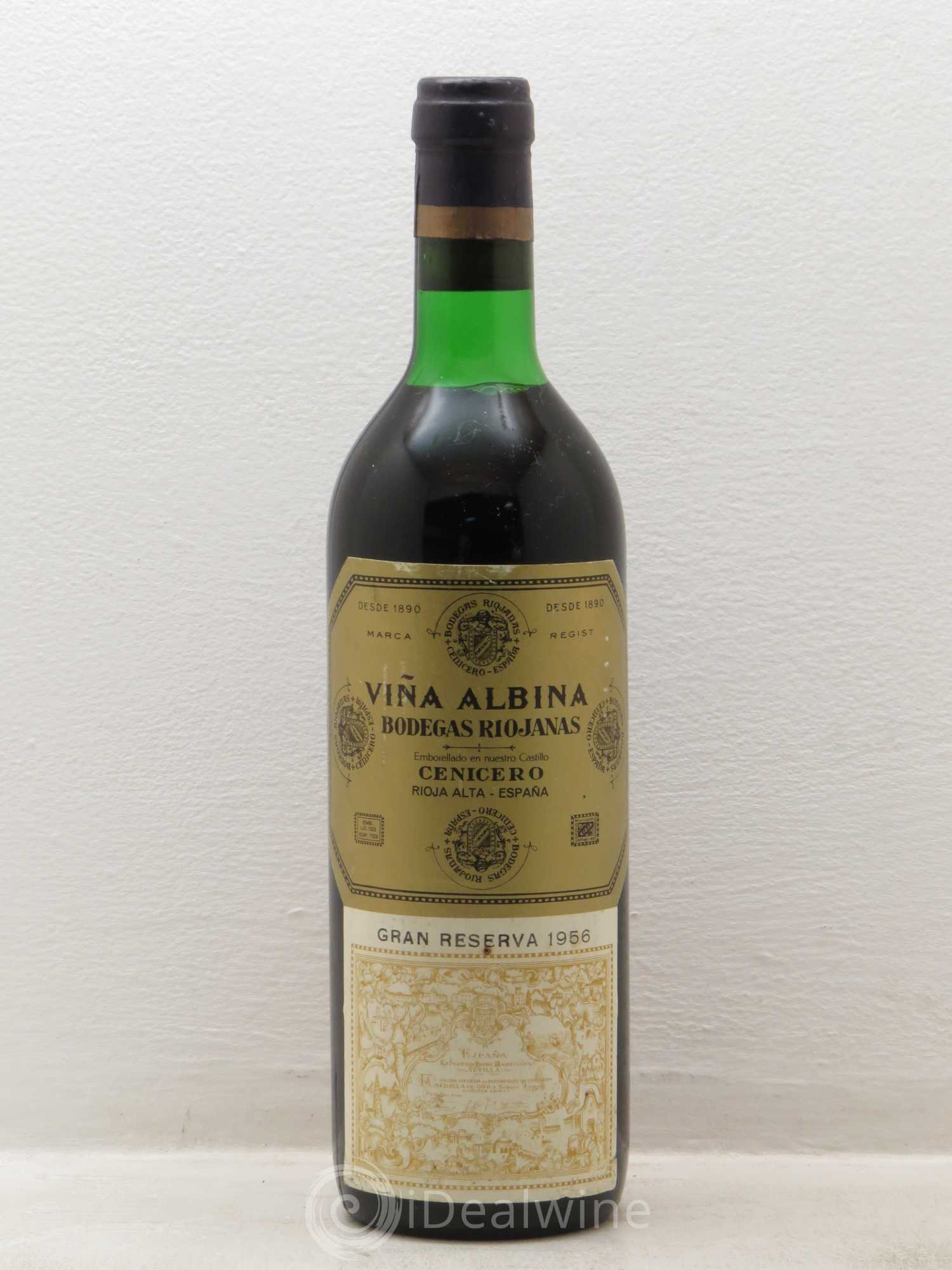 Rioja DOCA Vina Albina Reserva 1956 - Lot de 1 bouteille - 0