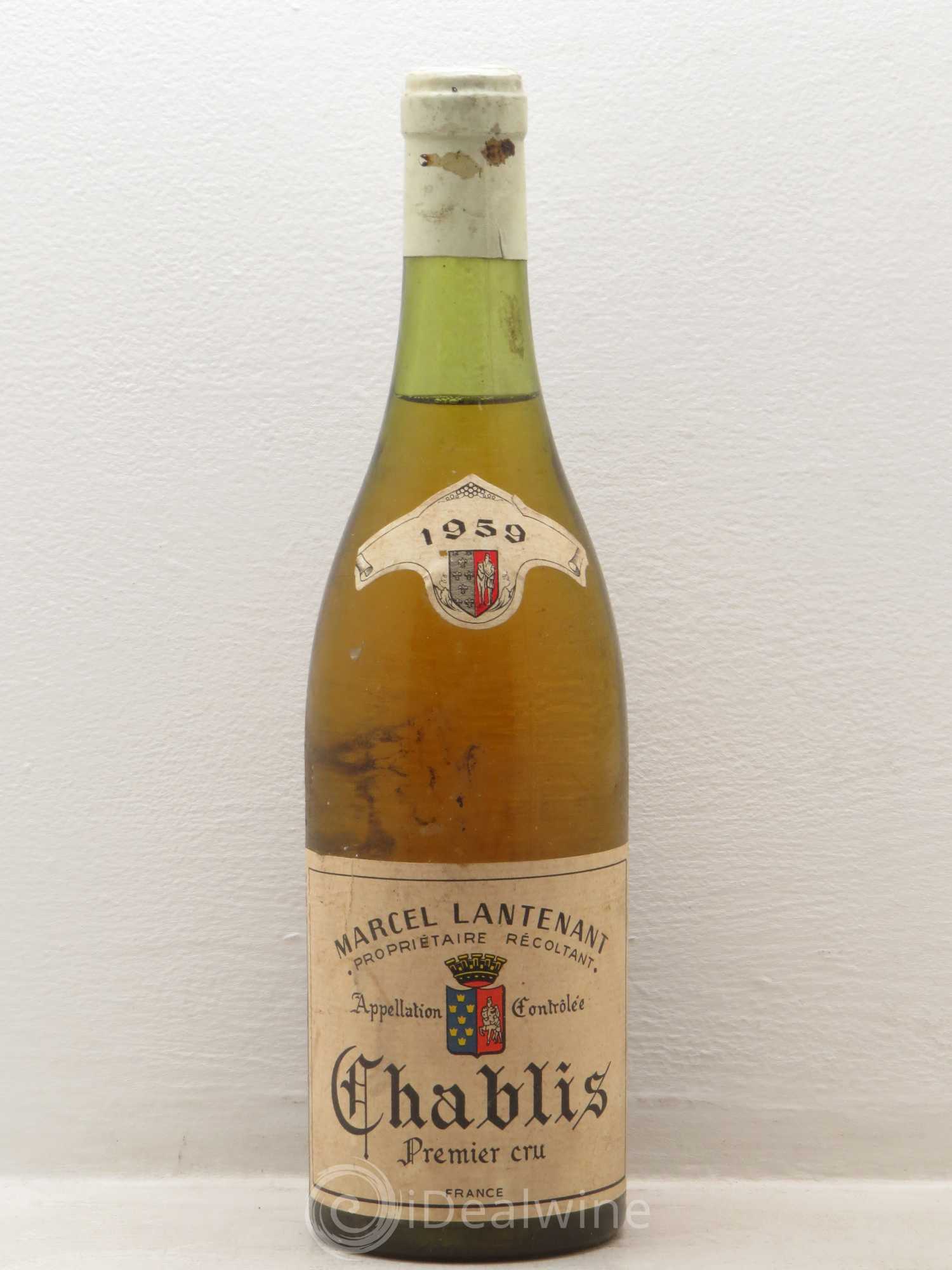 Chablis 1er Cru Marcel Lantenant 1959 - Posten von 1 Flasche - 0