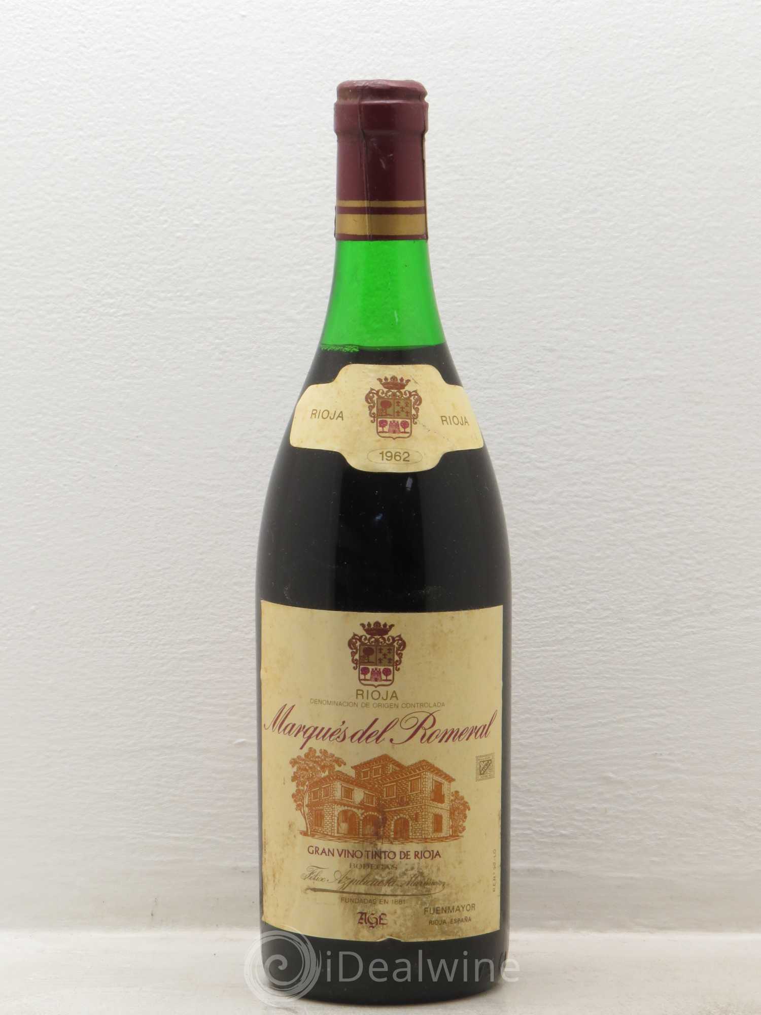 Rioja DOCA Marqués del Romeral 1962 - Lot de 1 bouteille - 0