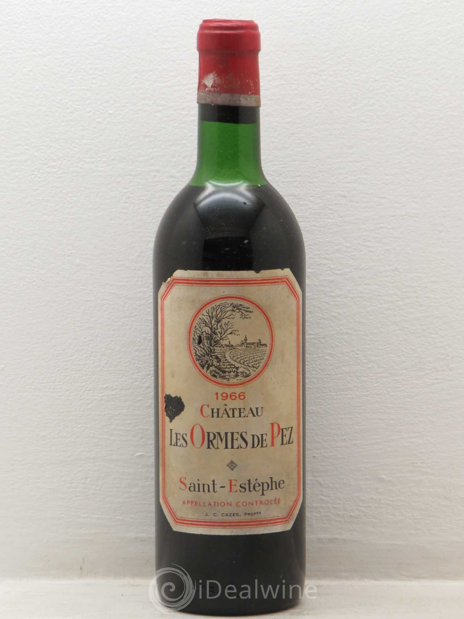 Château les Ormes de Pez 1966 - Lot de 1 bouteille - 0
