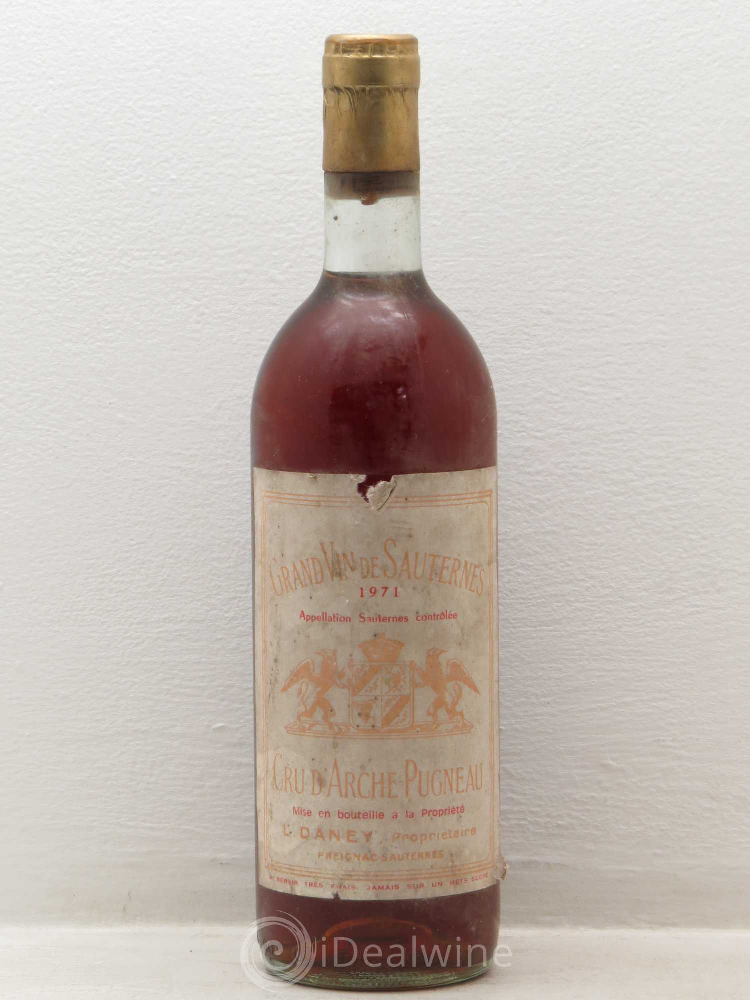 Cru d'Arche-Pugneau 1971 - Lotto di 1 bottiglia - 0