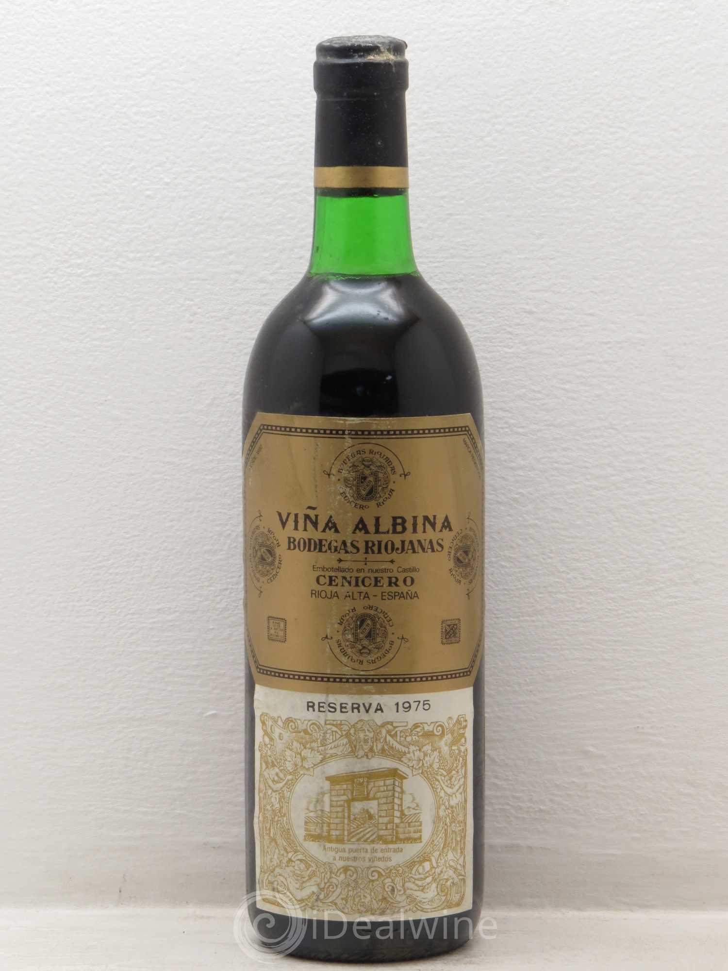 Rioja DOCA Vina Albina Reserva 1975 - Posten von 1 Flasche - 0