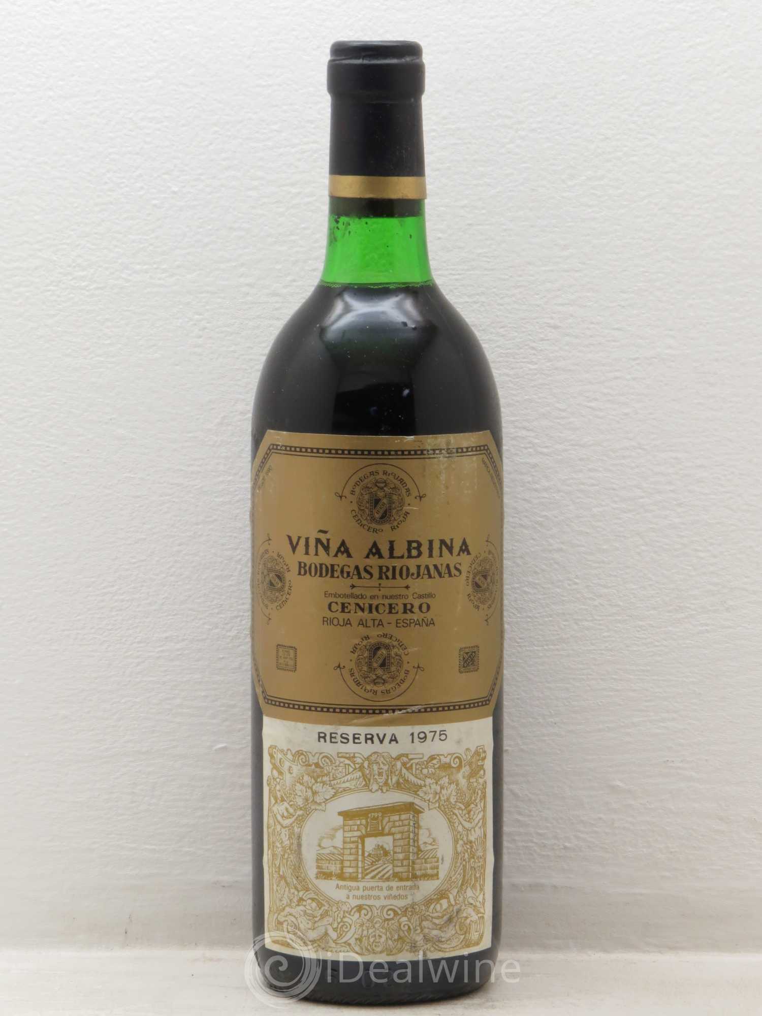 Rioja DOCA Vina Albina Reserva 1975 - Posten von 1 Flasche - 0