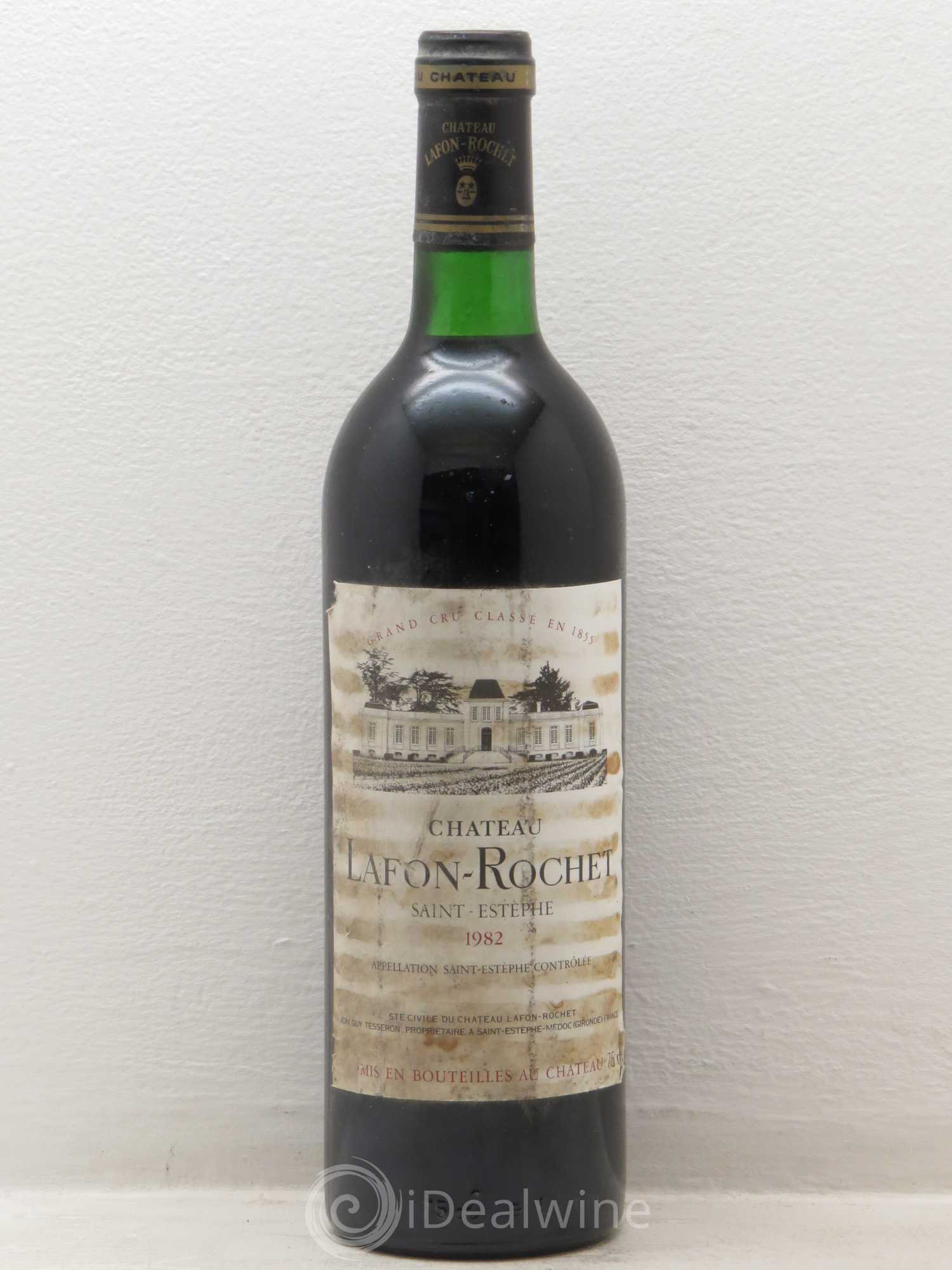 Château Lafon Rochet 4ème Grand Cru Classé 1982 - Lot de 1 bouteille - 0