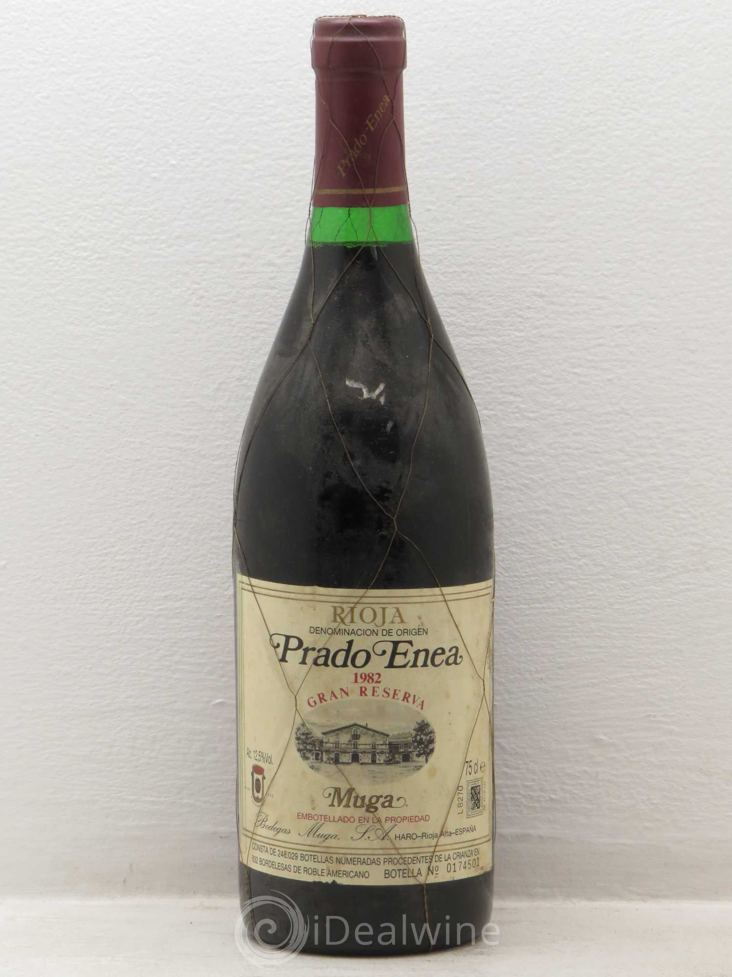 Rioja DOCA Muga Prado Enea Gran Reserva 1982 - Lot de 1 bouteille - 0