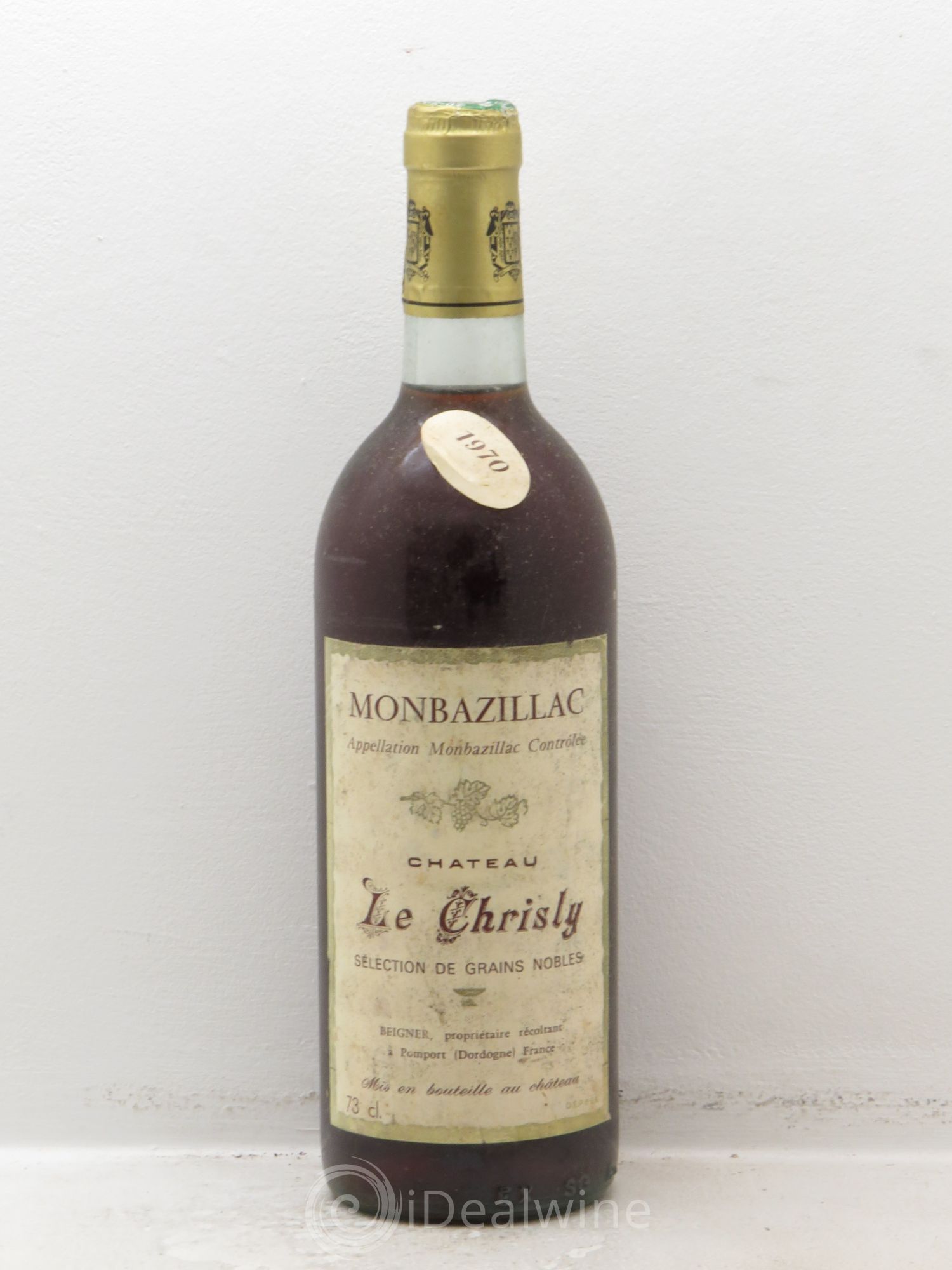 Monbazillac le Chrisly Sélection de Grains nobes 1970 - Posten von 1 Flasche - 0