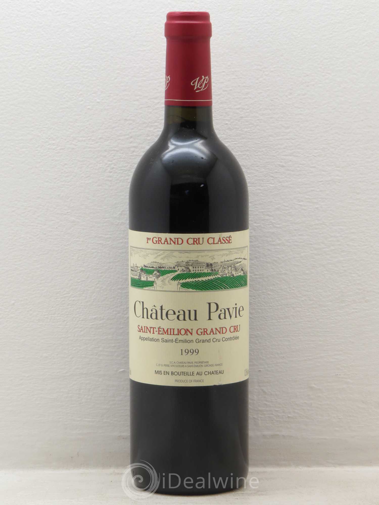 Château Pavie 1er Grand Cru Classé A 1999 - Lot de 1 bouteille - 0