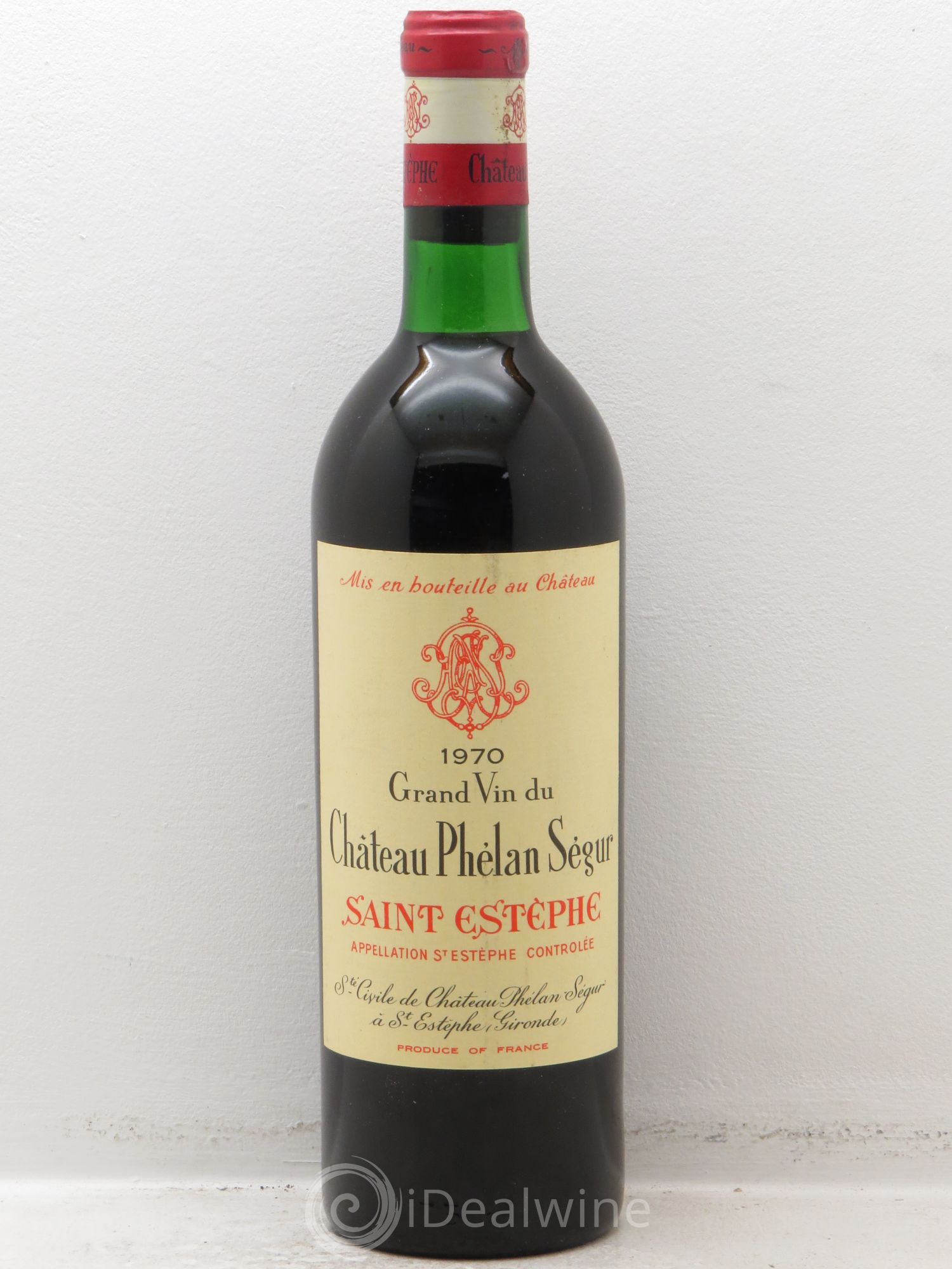Château Phélan Ségur 1970 - Lot de 1 bouteille - 0