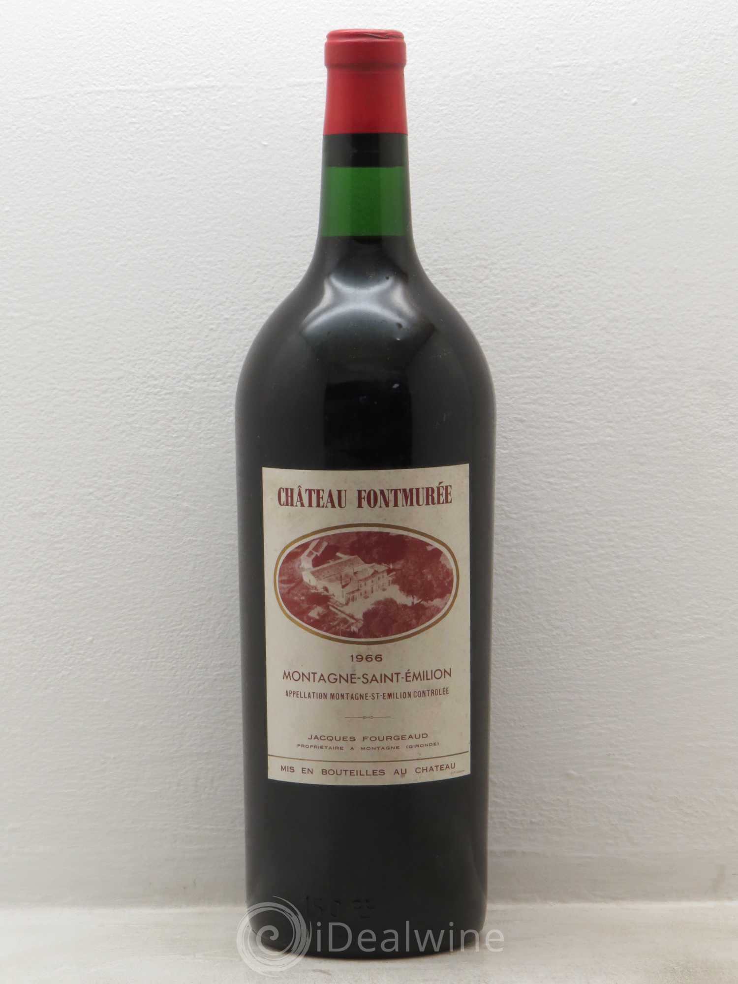 Montagne Saint-Émilion Château Fontmurée 1966 1966 - Posten von 1 Magnum - 0