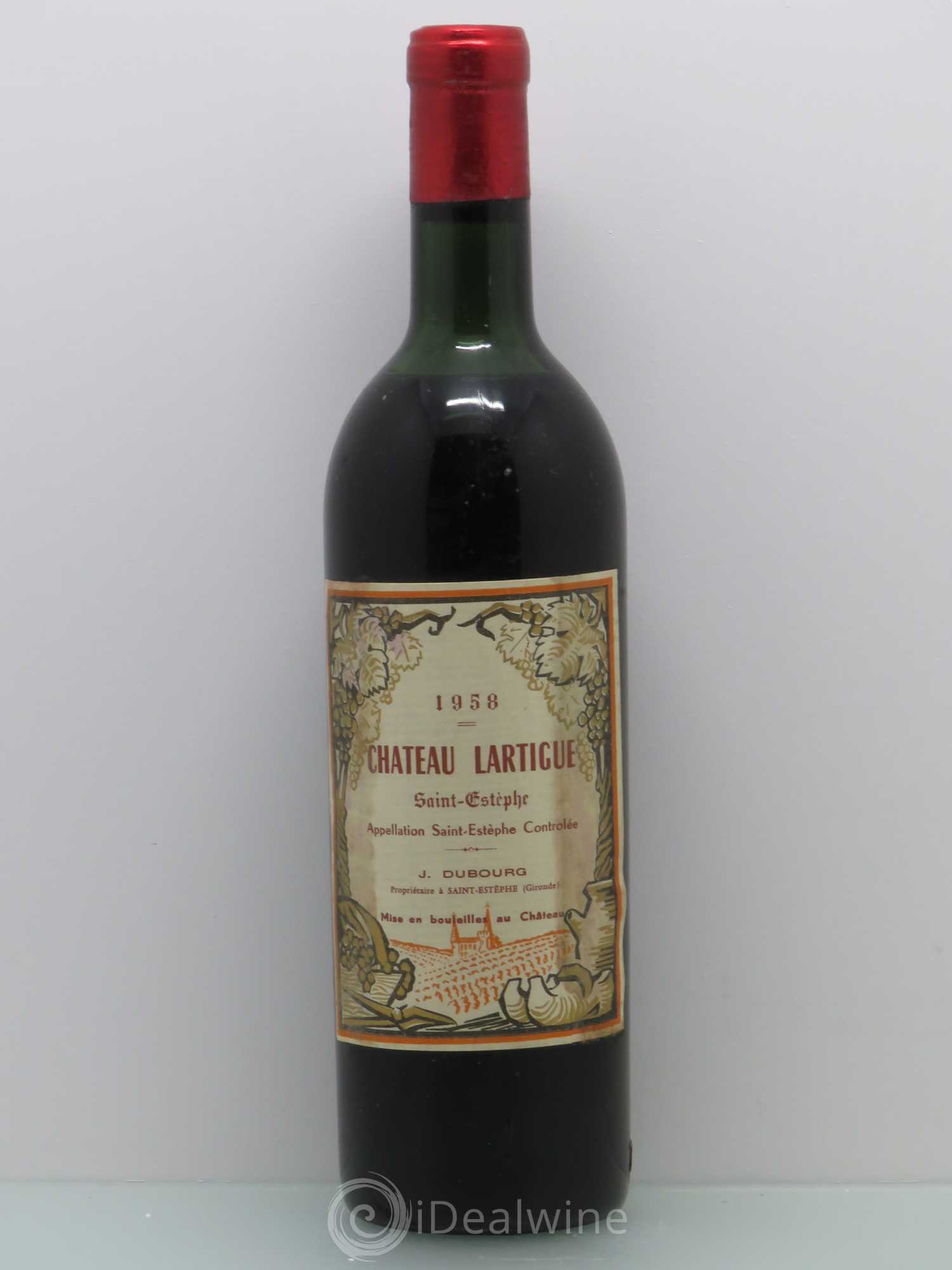 Saint-Estèphe Château Lartigue 1958 - Posten von 1 Flasche - 0