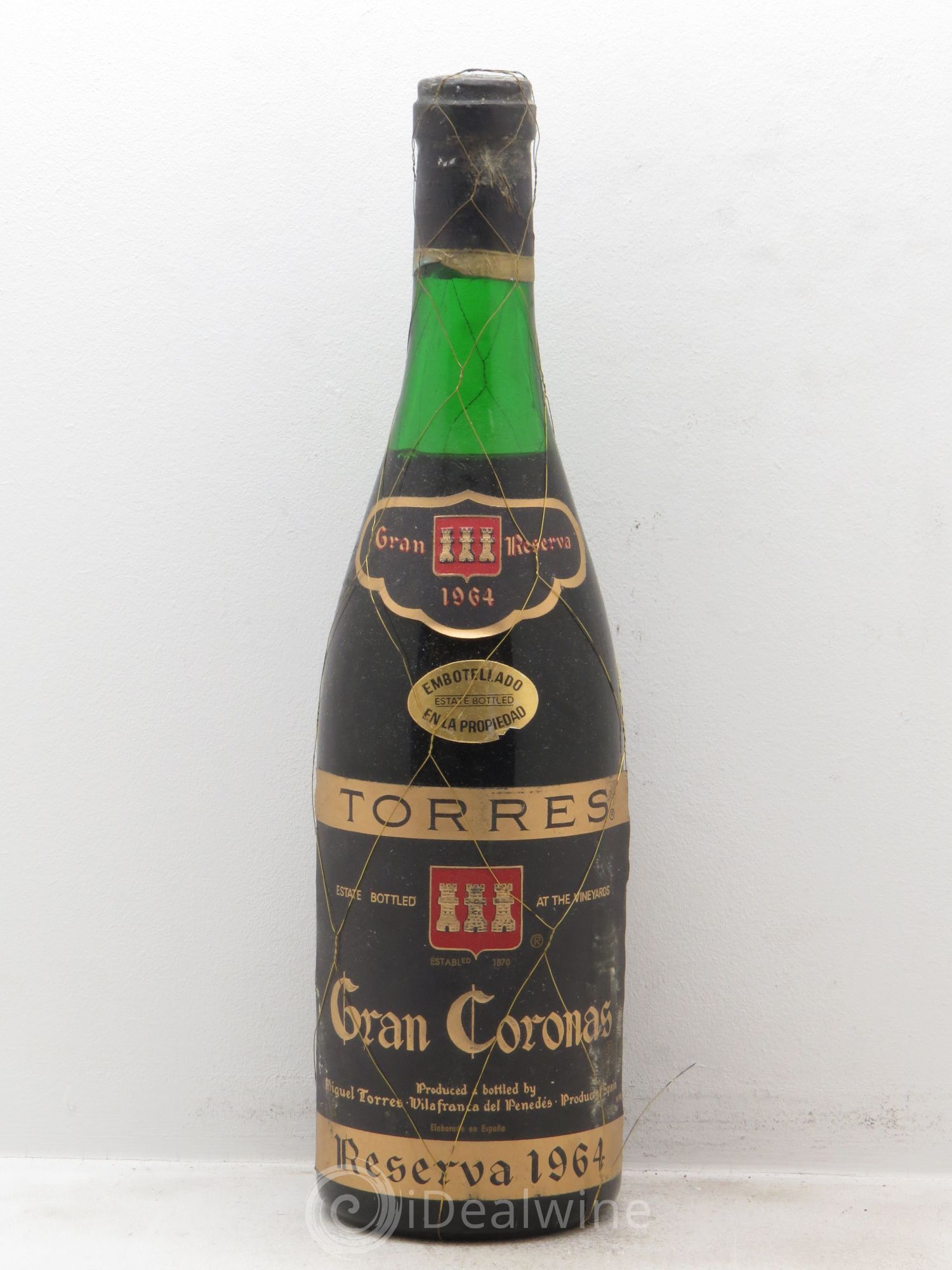 Espagne Penedes Torres Gran Coronas Reserva 1964 - Posten von 1 Flasche - 0