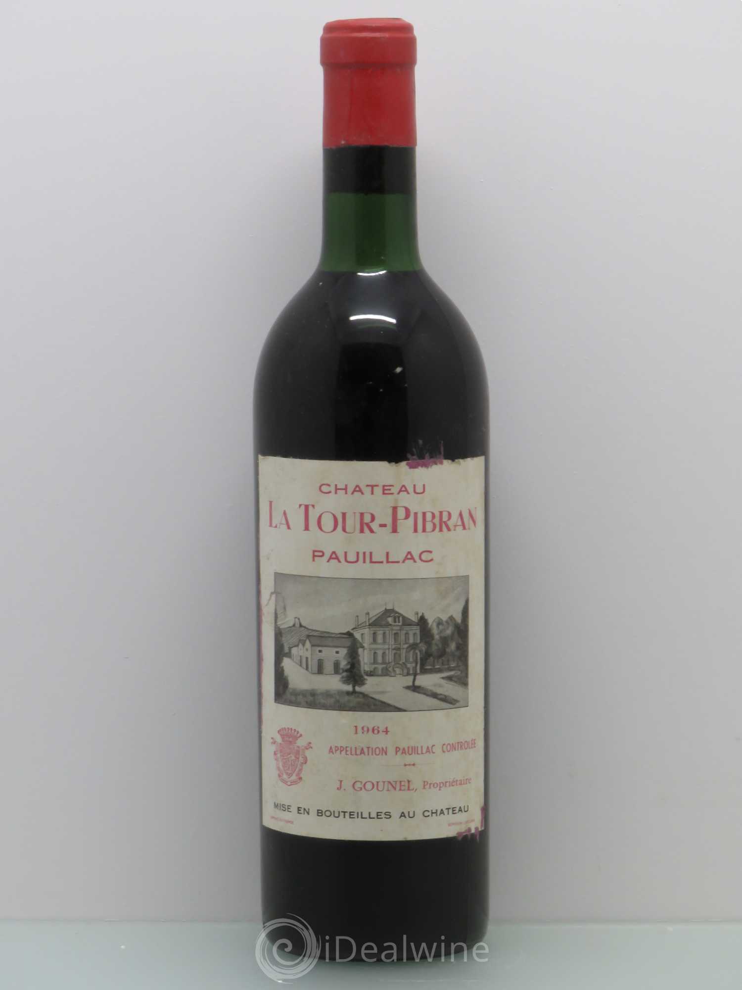 Château Tour Pibran Cru Bourgeois 1964 - Lot de 1 bouteille - 0