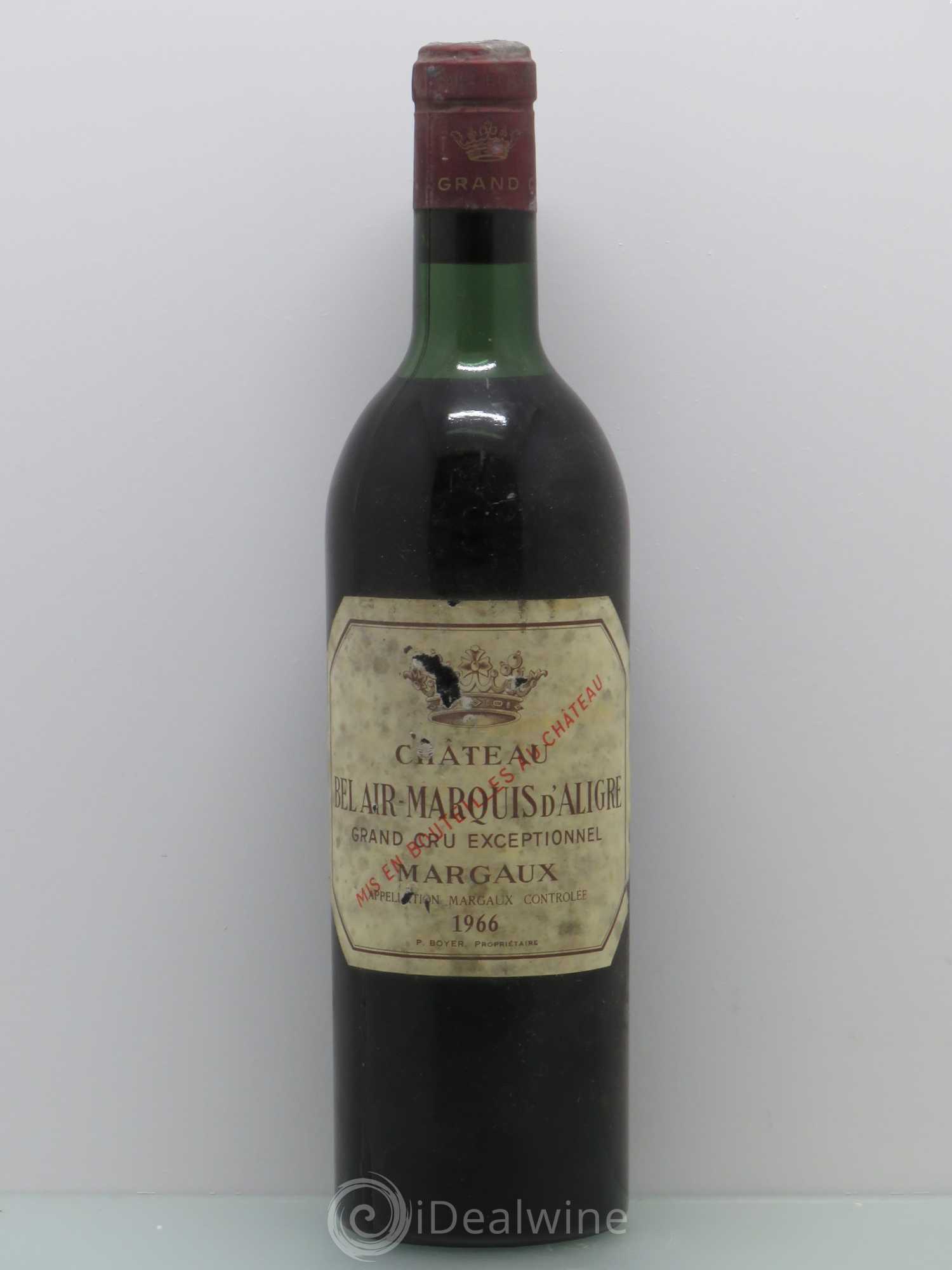 Château Bel Air Marquis d'Aligre 1966 - Lot de 1 bouteille - 0