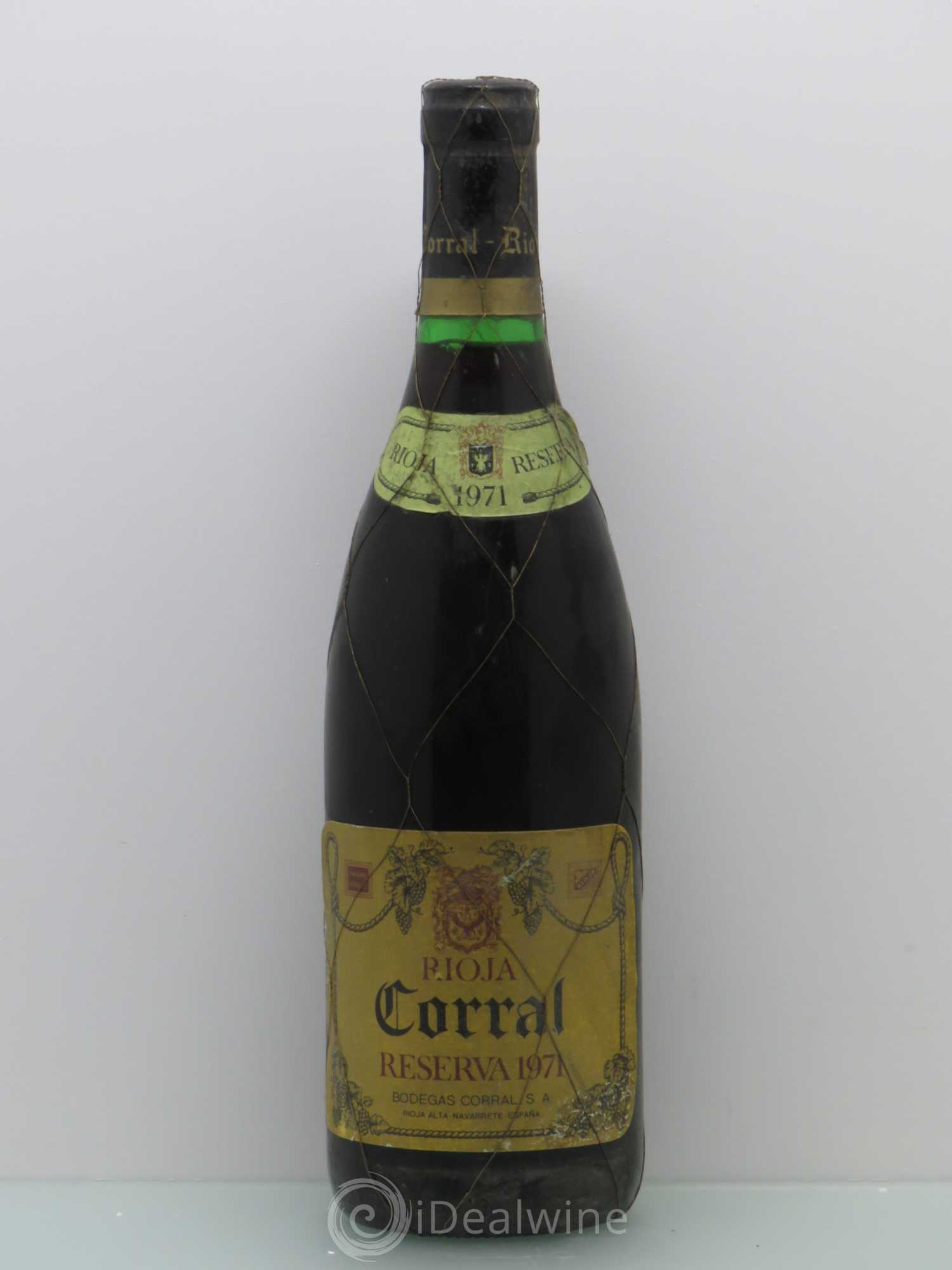 Rioja DOCA Bodegas Corral Reserva 1971 - Lot of 1 bottle - 0