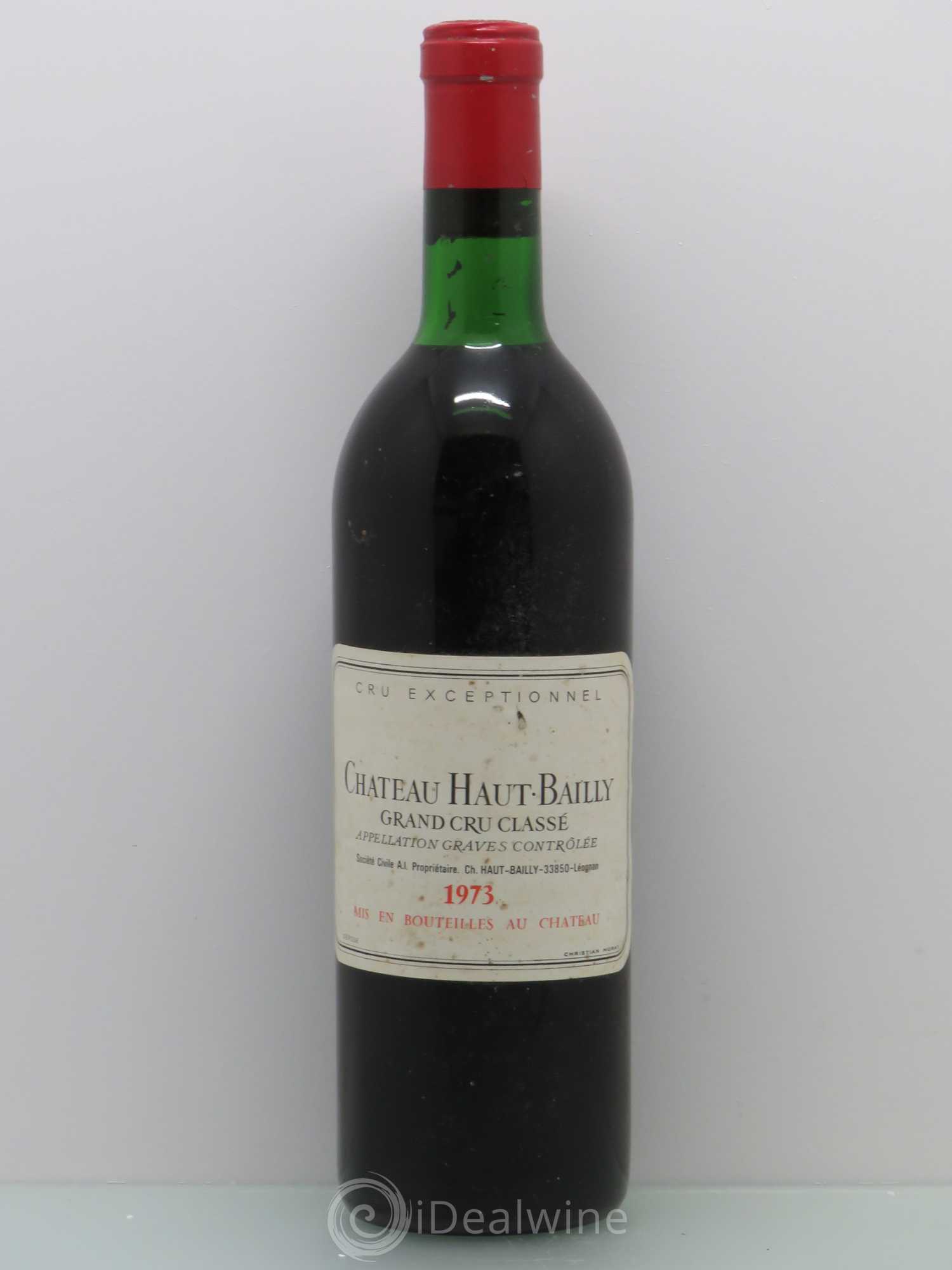 Château Haut-Bailly Cru Classé de Graves 1973 - Lot de 1 bouteille - 0