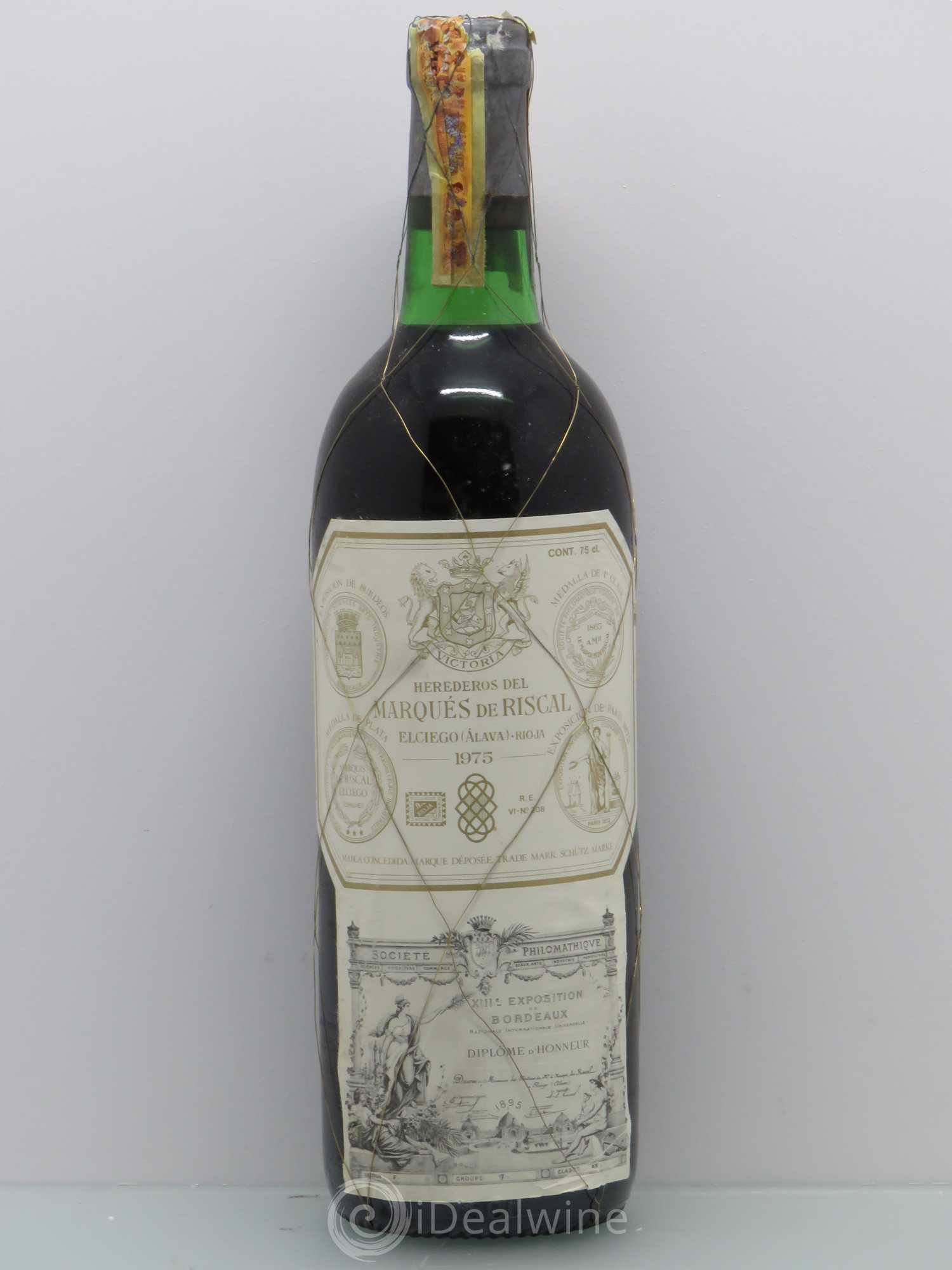 Rioja DOCA Marques De Riscal 1975 - Posten von 1 Flasche - 0