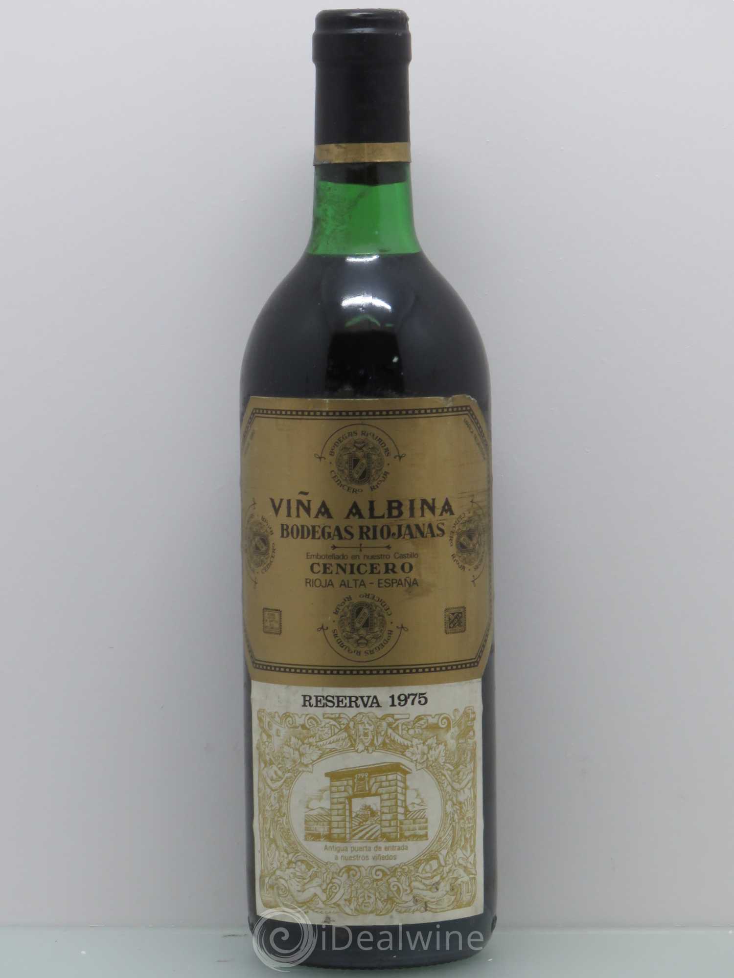 Rioja DOCA Vina Albina Reserva Riojanas 1975 - Posten von 1 Flasche - 0