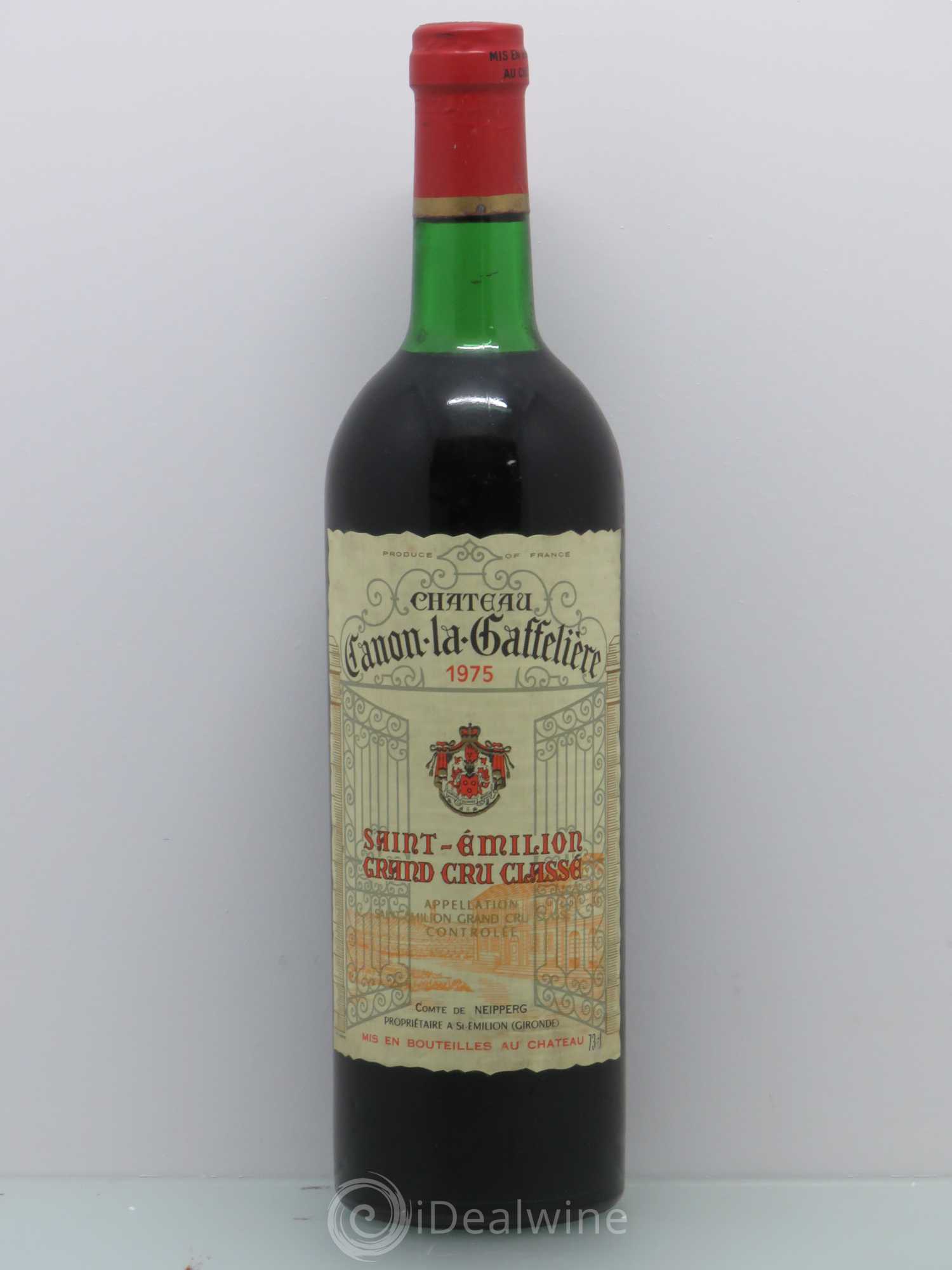 Château Canon la Gaffelière 1er Grand Cru Classé B 1975 - Lot de 1 bouteille - 0