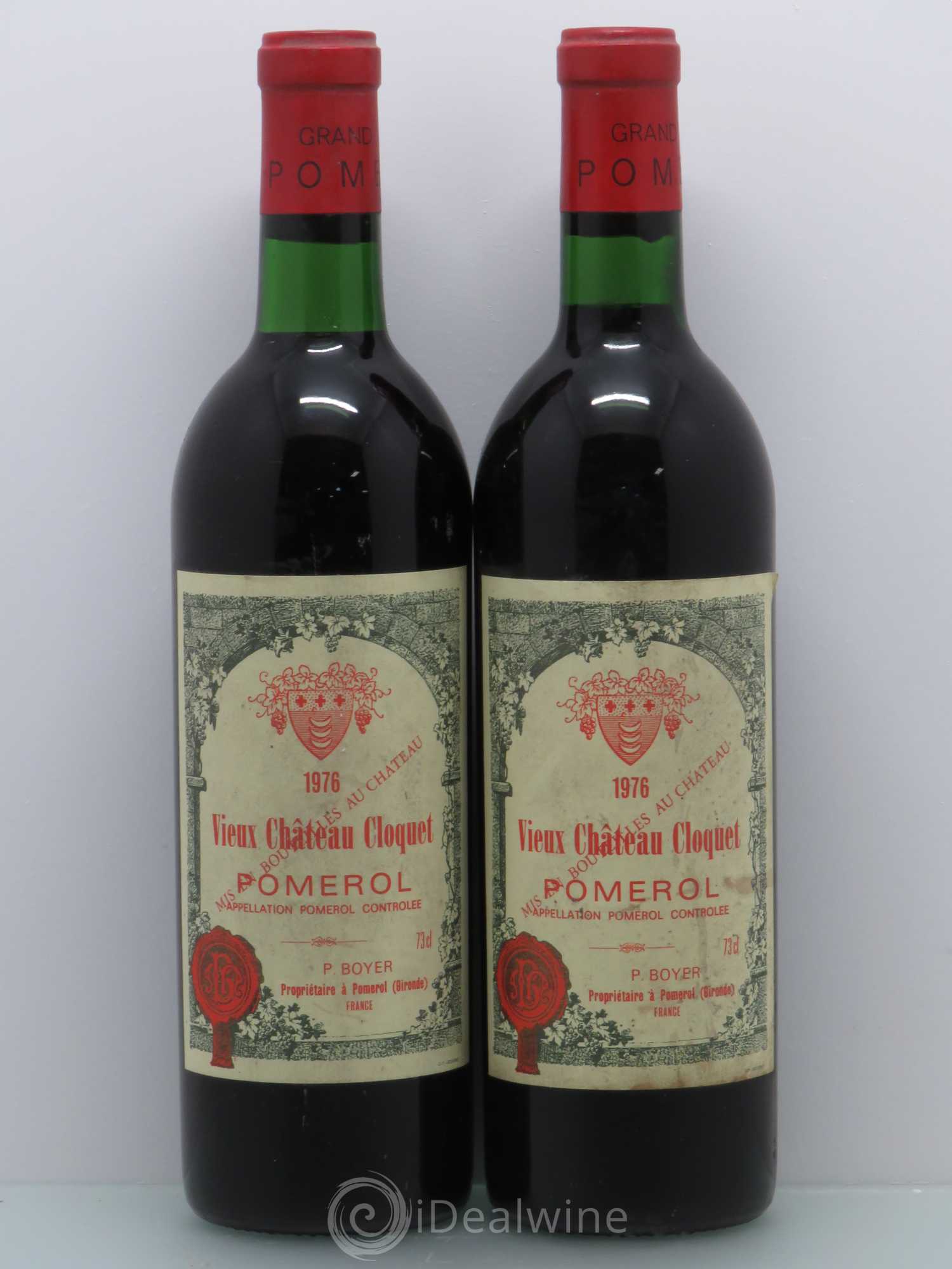 Pomerol Château Vieux Cloquet 1976 - Posten von 2 Flaschen - 0