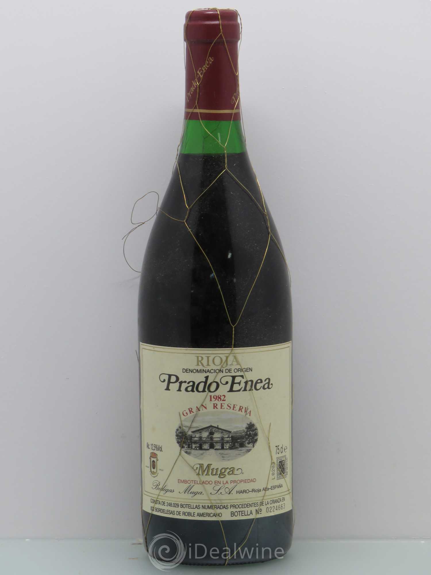 Rioja DOCA Muga Prado Enea Gran Reserva 1982 - Lot de 1 bouteille - 0