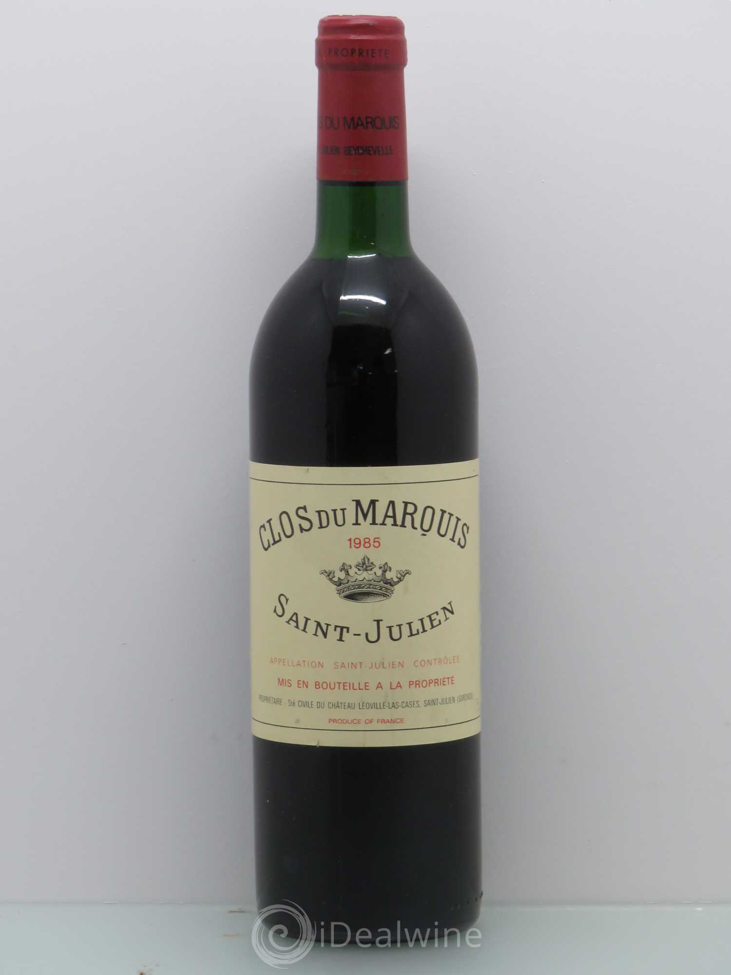 Clos du Marquis 1985 - Lot de 1 bouteille - 0