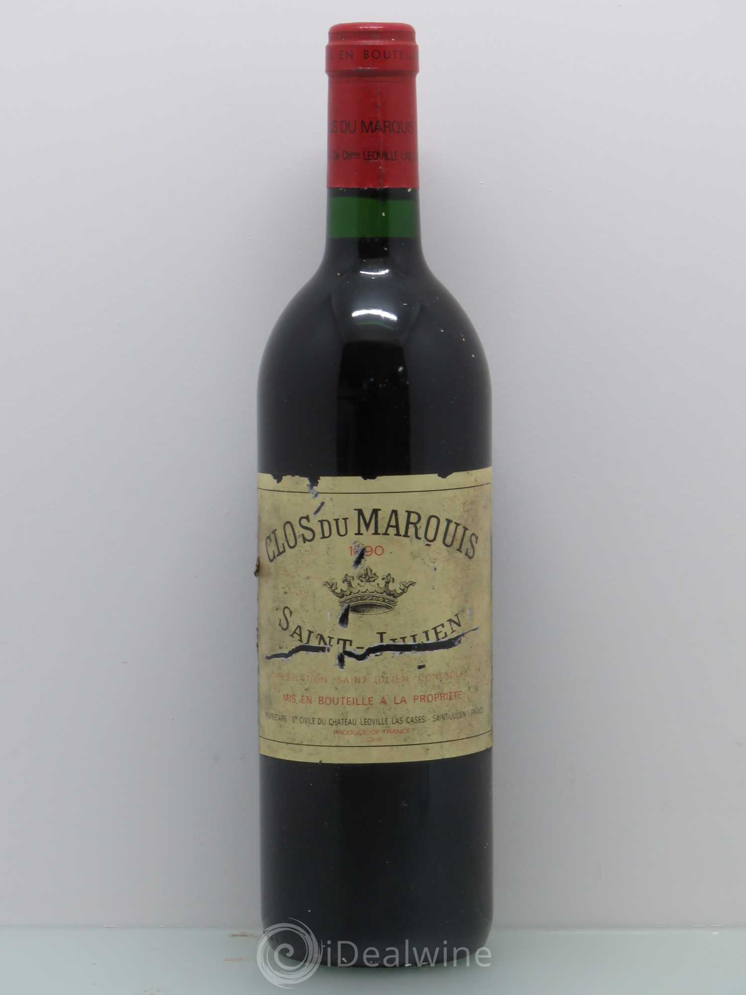 Clos du Marquis 1990 - Lot de 1 bouteille - 0