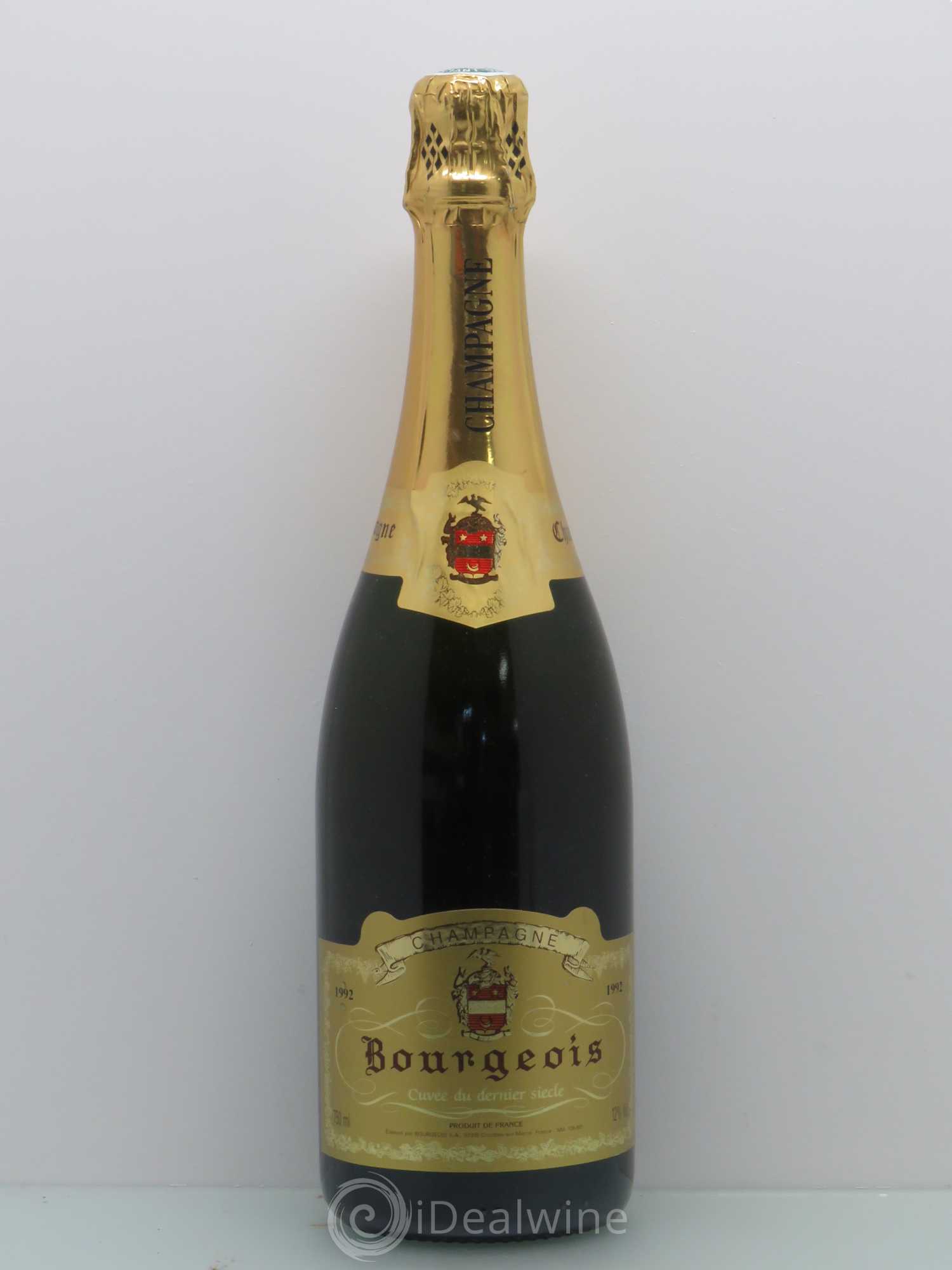 Champagne Bourgeois Cuvée du dernier siecle 1992 - Posten von 1 Flasche - 0