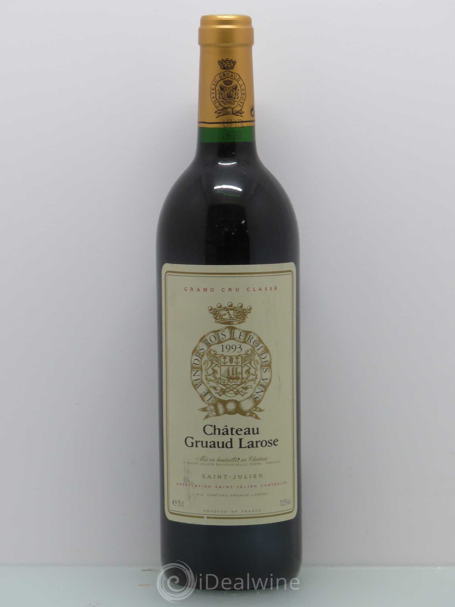 Château Gruaud Larose 2ème Grand Cru Classé 1993 - Lot de 1 bouteille - 0