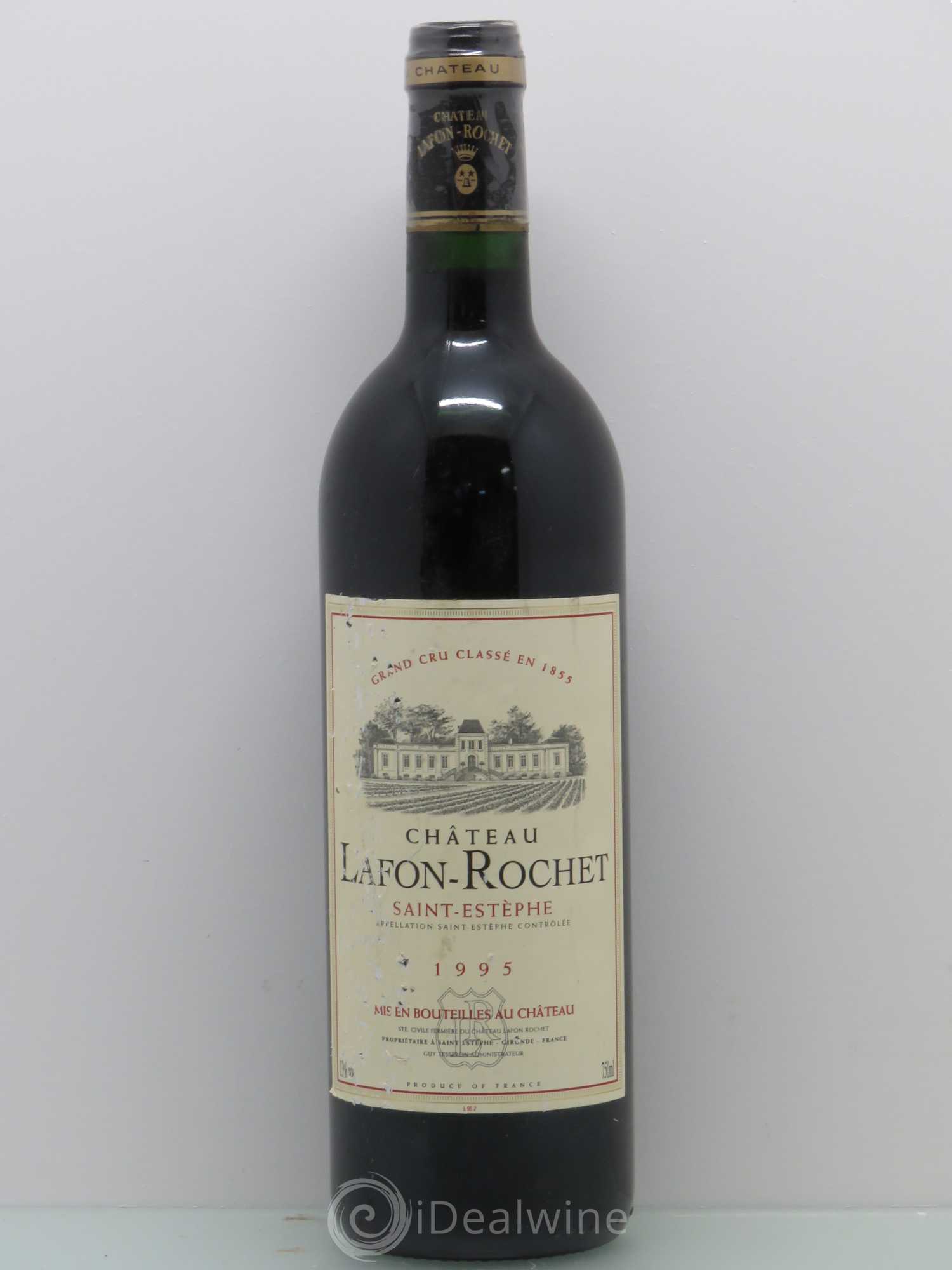 Château Lafon Rochet 4ème Grand Cru Classé 1995 - Lot de 1 bouteille - 0