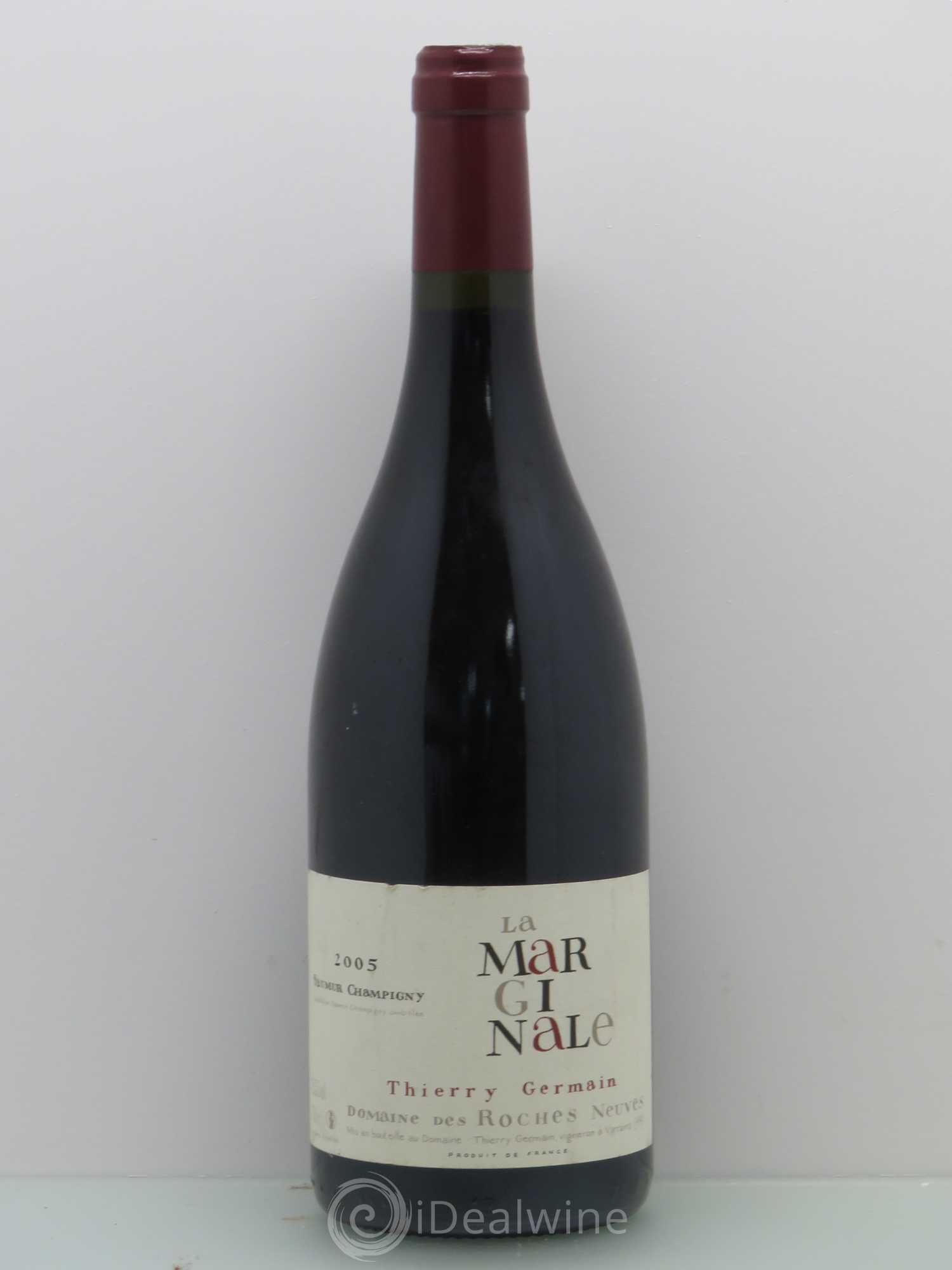 Saumur-Champigny La Marginale Domaine des Roches Neuves - Thierry Germain 2005 - Lot de 1 bouteille - 0