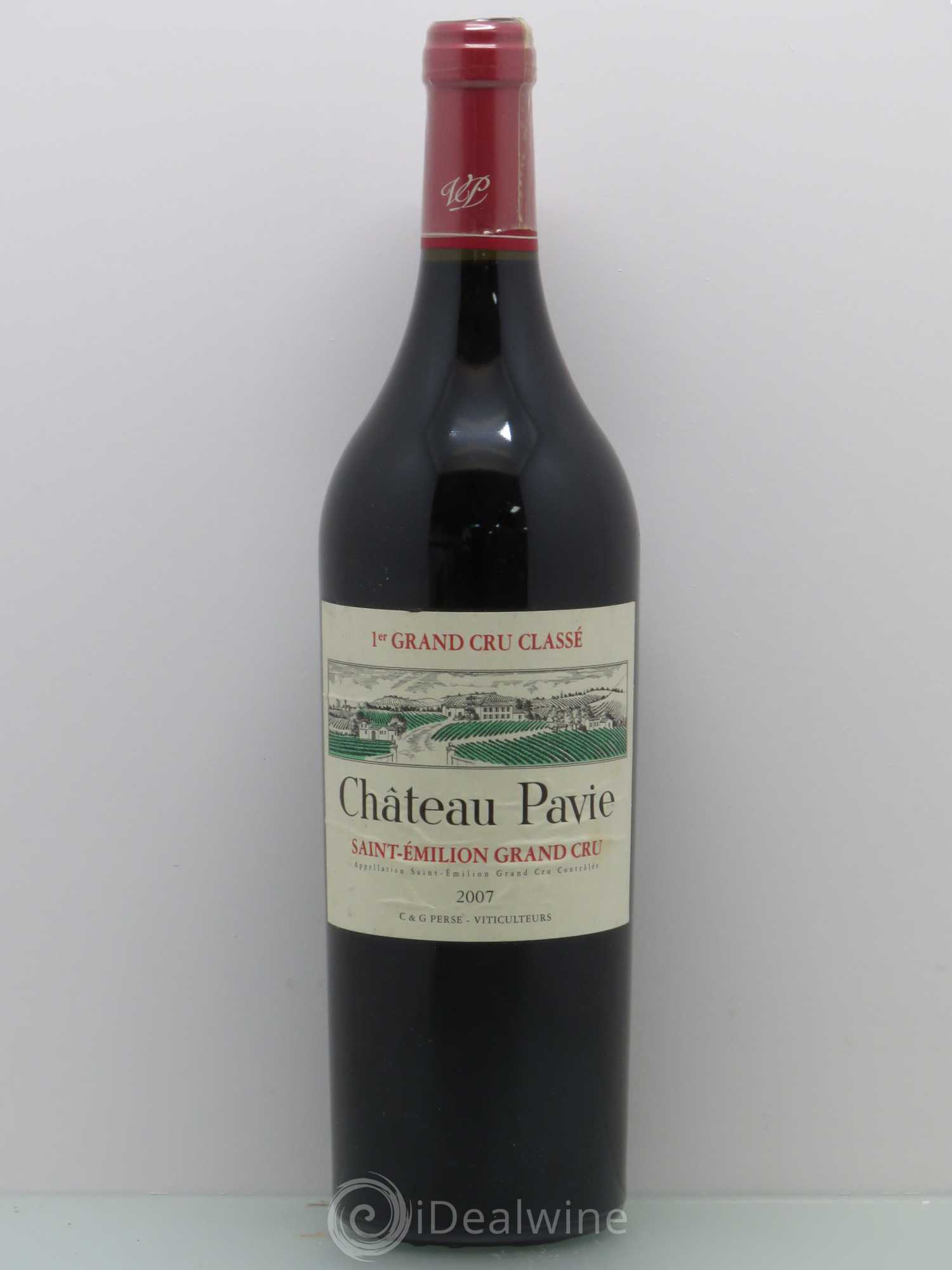 Château Pavie 1er Grand Cru Classé A 2007 - Lot de 1 bouteille - 0