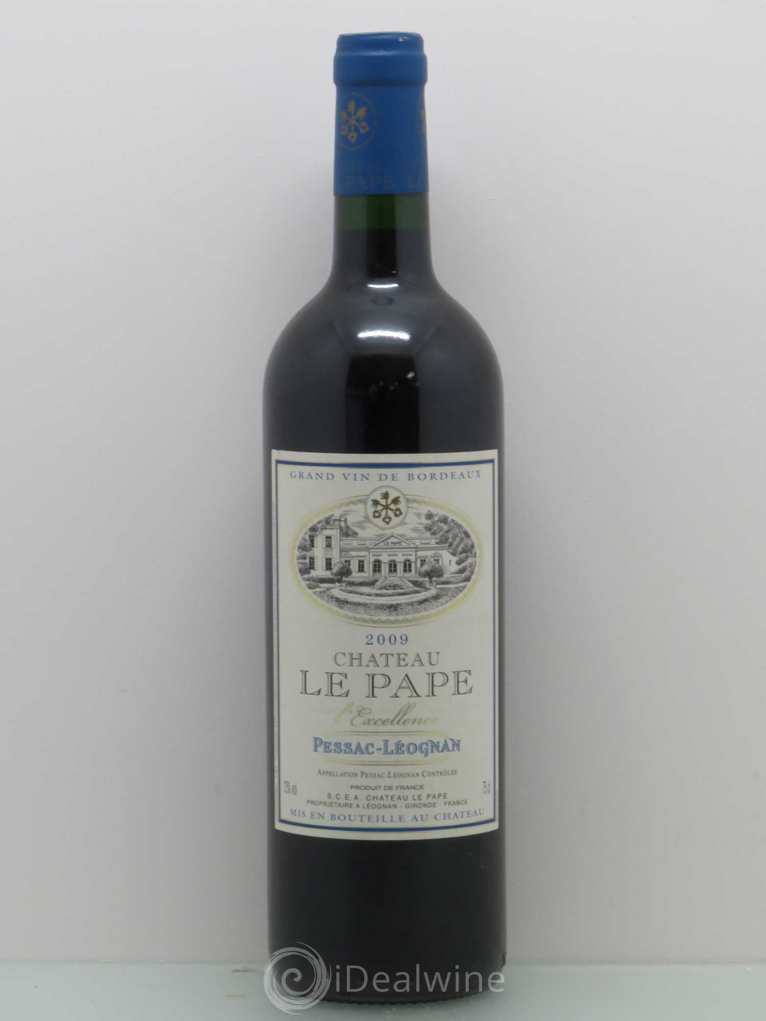 Pessac-Léognan Château Le Pape 2009 - Lot de 1 bouteille - 0
