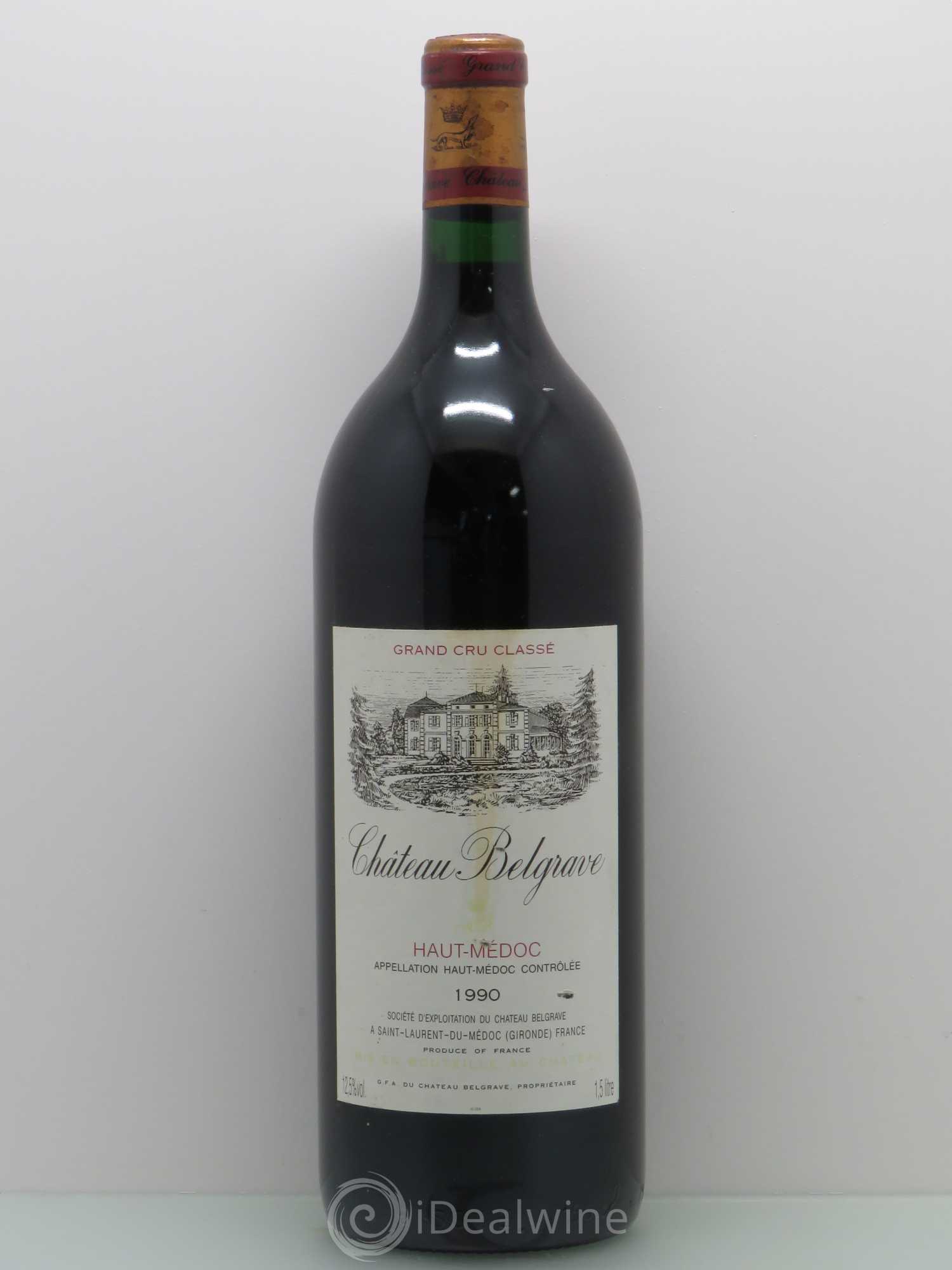 Château Belgrave 5ème Grand Cru Classé 1990 - Lot de 1 magnum - 0