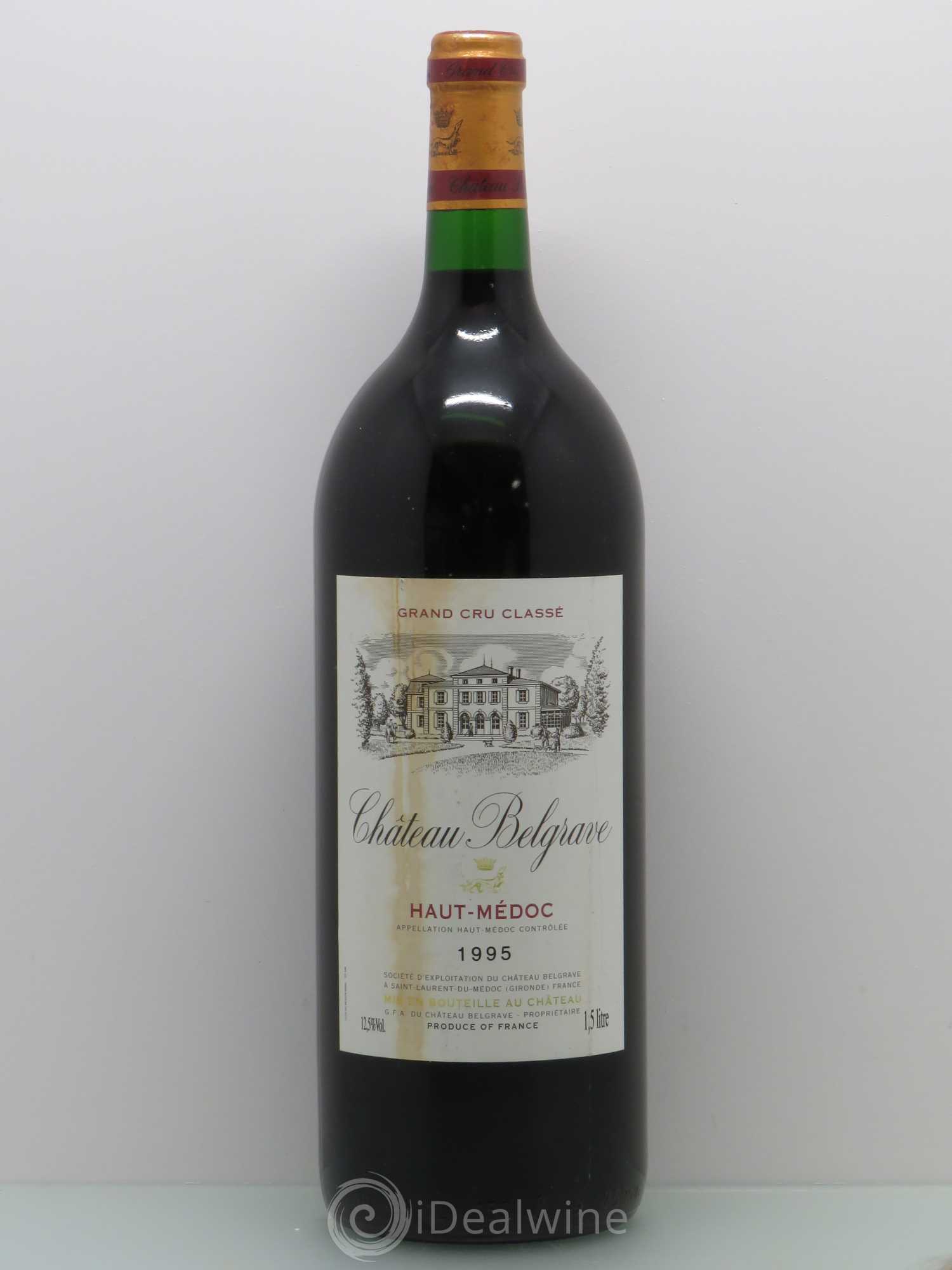Château Belgrave 5ème Grand Cru Classé 1995 - Lot de 1 magnum - 0