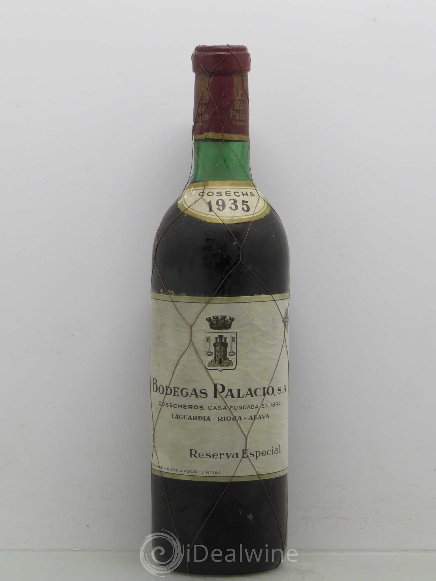 Rioja DOCA Bodegas Palacio Reserva Especial 1935 - Lot de 1 bouteille - 0