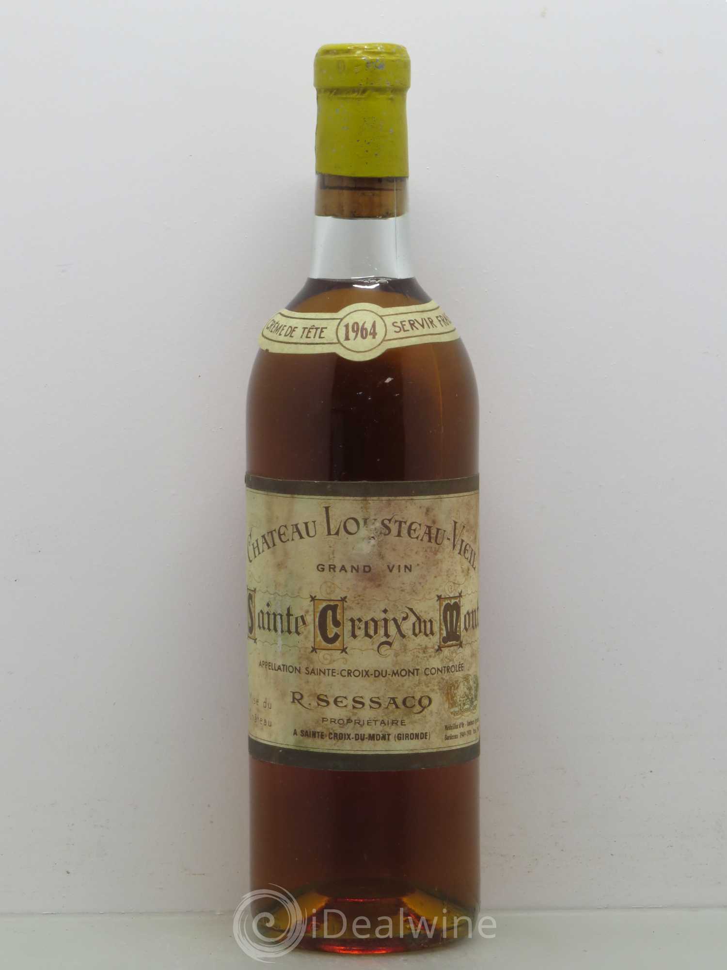Sainte-Croix-du-Mont Château Lousteau-Vieil Crème de Tête 1964 - Lotto di 1 bottiglia - 0