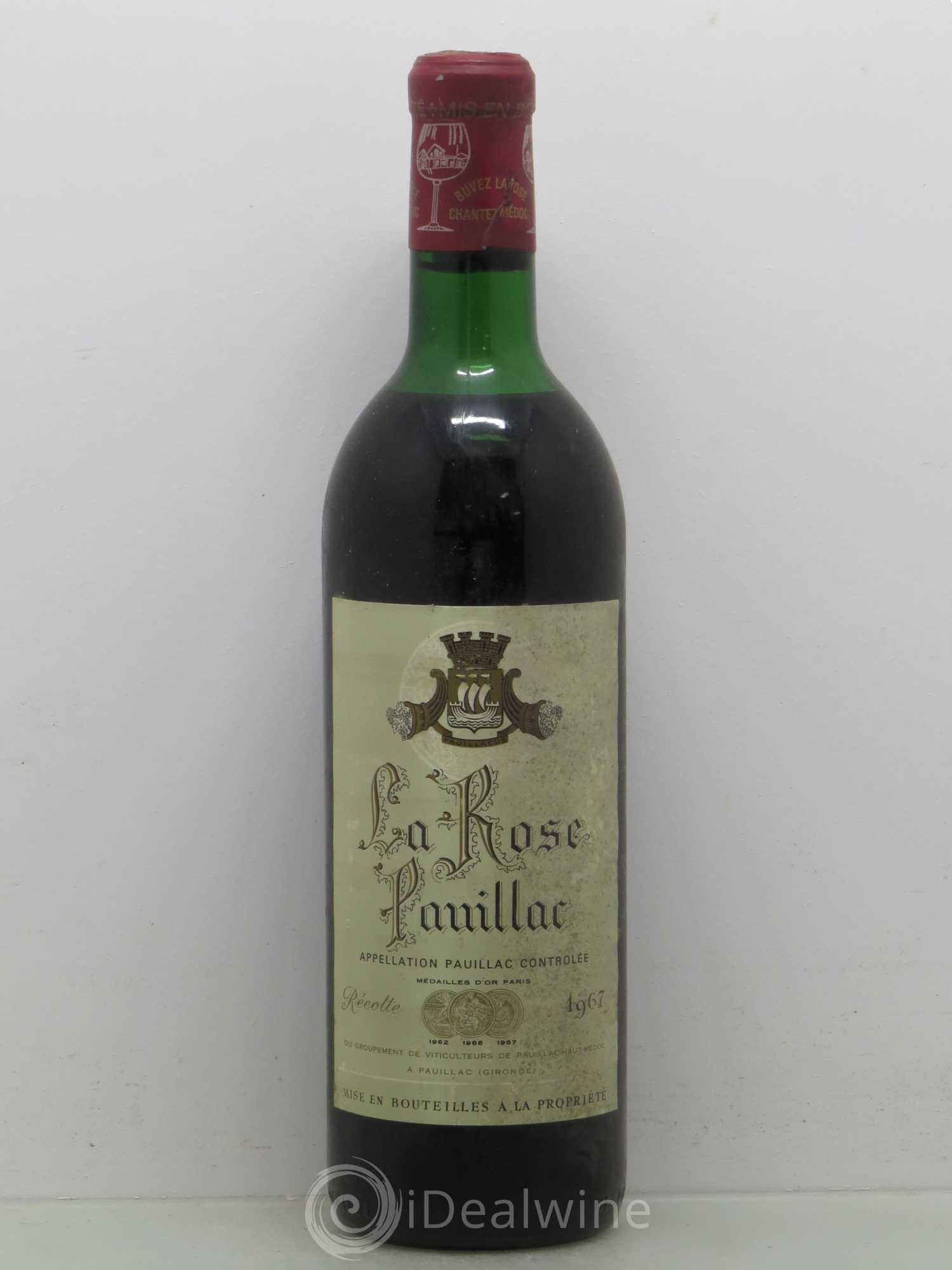 La Rose Pauillac (sans prix de réserve) 1967 - Lot de 1 bouteille - 0