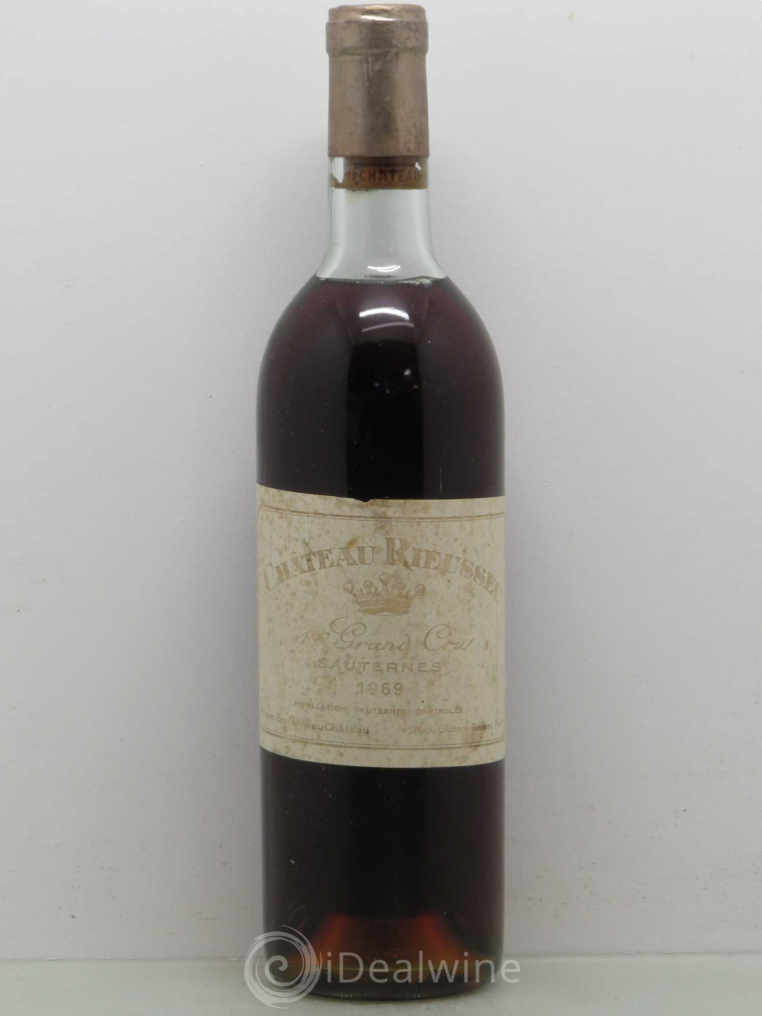 Château Rieussec 1er Grand Cru Classé 1969 - Lotto di 1 bottiglia - 0