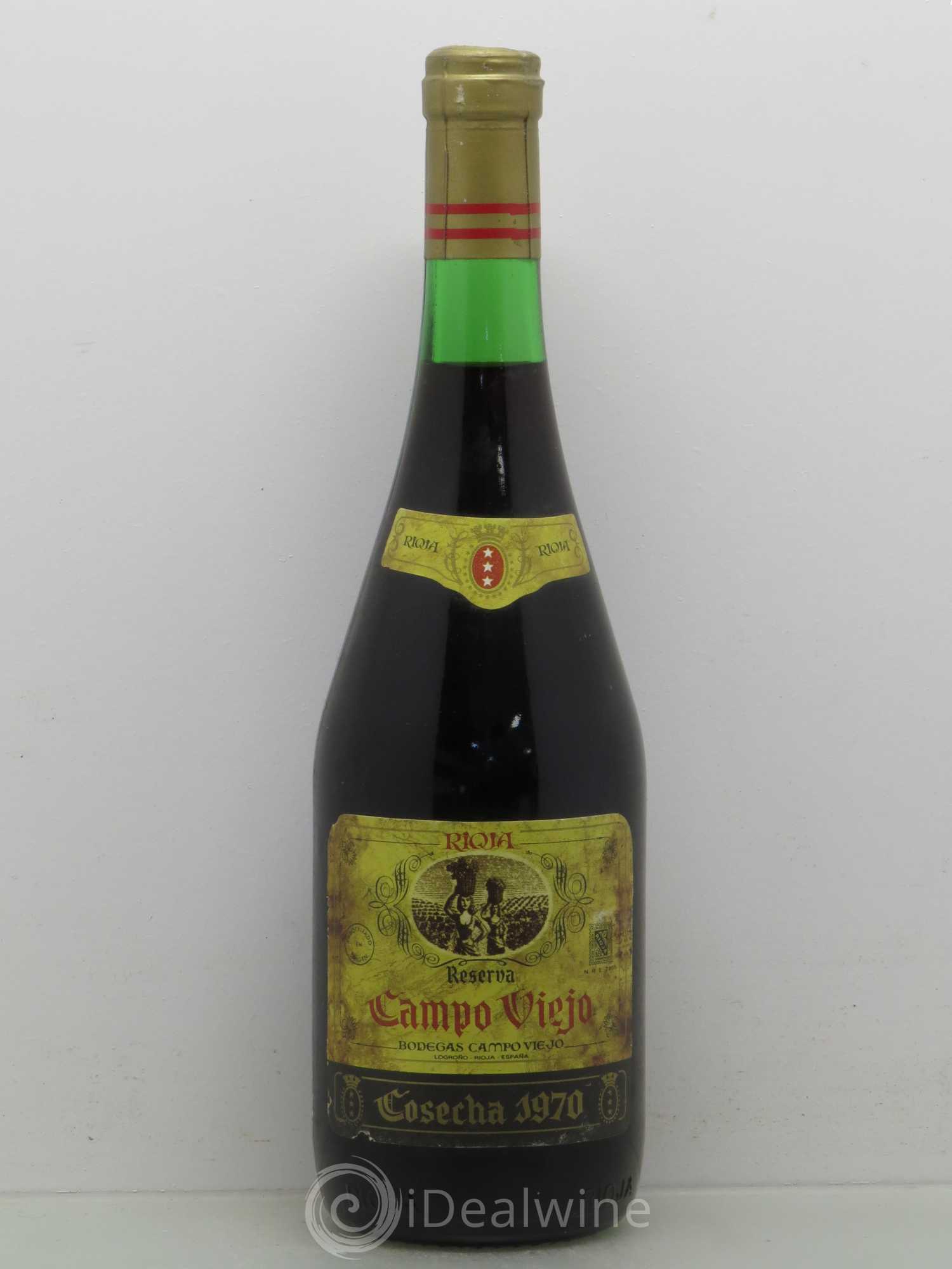 Rioja DOCA Campo Viejo Reserva 1970 - Lotto di 1 bottiglia - 0