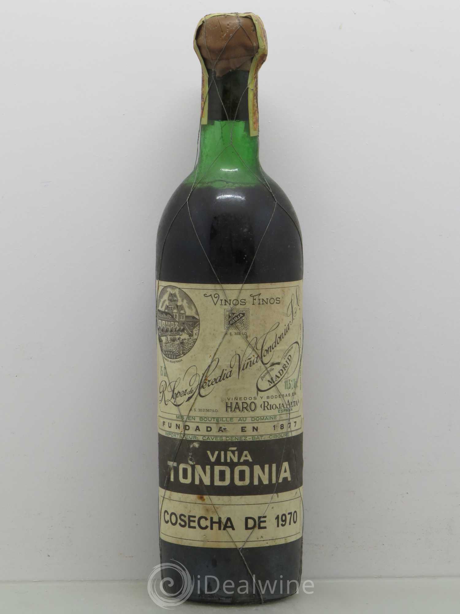 Rioja DOCA Viña Tondonia Gran Reserva 1970 - Lotto di 1 bottiglia - 0