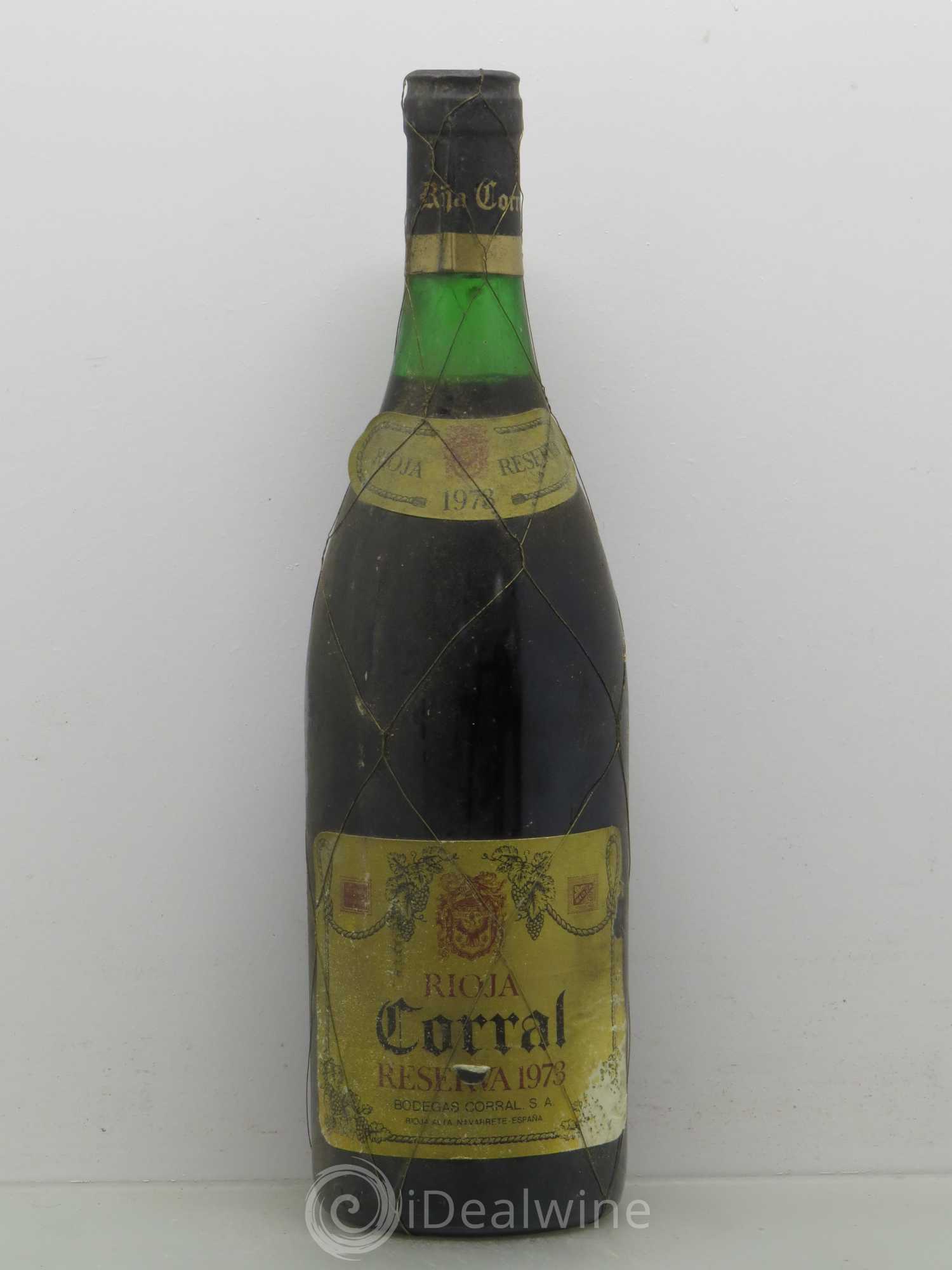 Rioja DOCA Bodegas Corral Reserva 1973 - Lotto di 1 bottiglia - 0