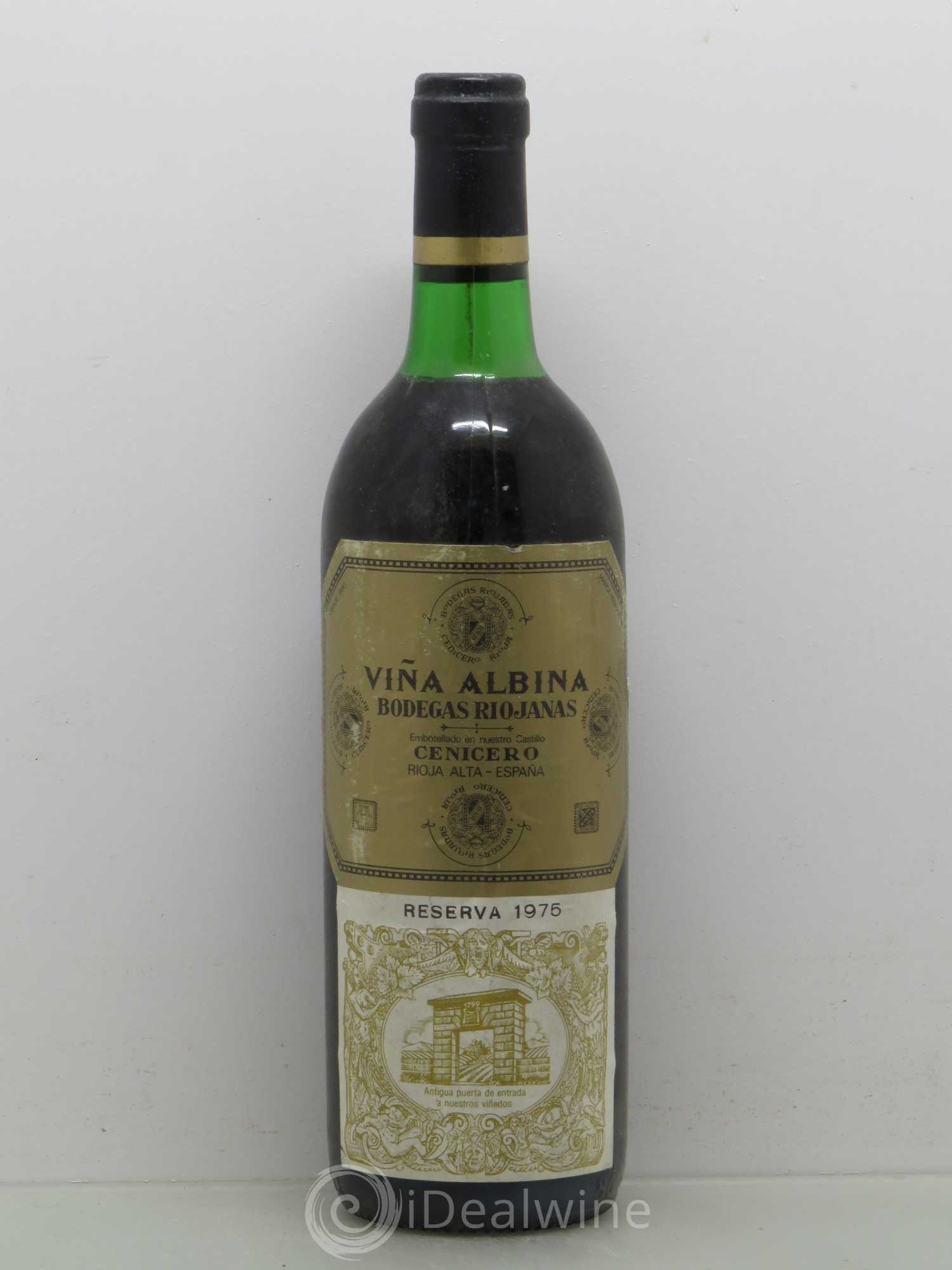 Rioja DOCA Vina Albina Reserva Riojanas 1975 - Posten von 1 Flasche - 0