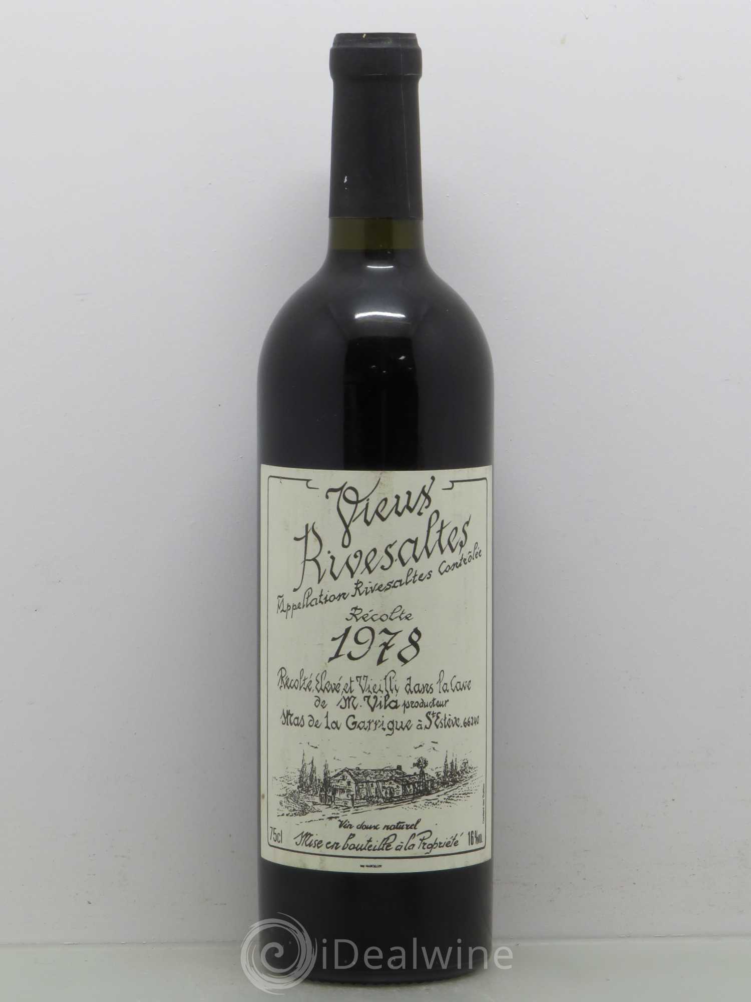 Rivesaltes M. Vila 1978 - Posten von 1 Flasche - 0