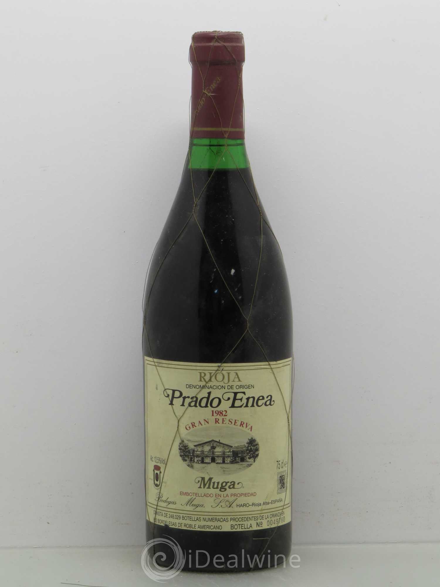 Rioja DOCA Muga Gran Reserva Prado Enea 1982 - Lot de 1 bouteille - 0