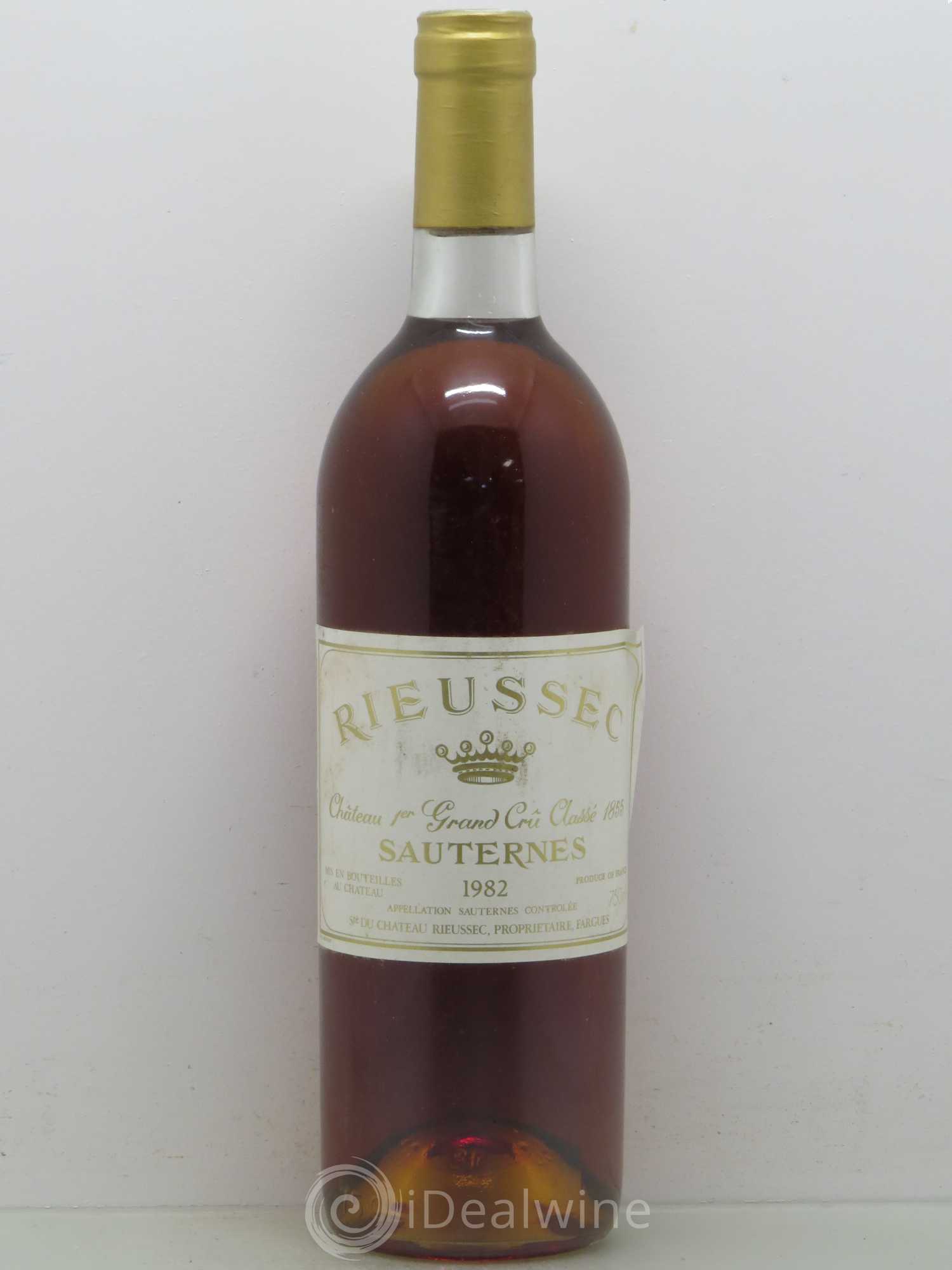 Château Rieussec 1er Grand Cru Classé 1982 - Posten von 1 Flasche - 0